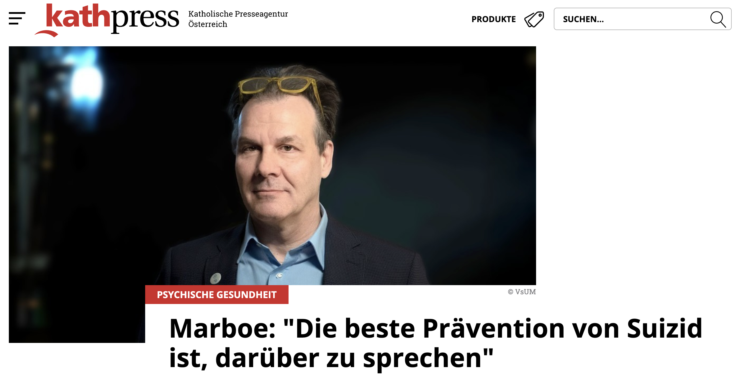 Marboe: "Die beste Prävention von Suizid ist, darüber zu sprechen"