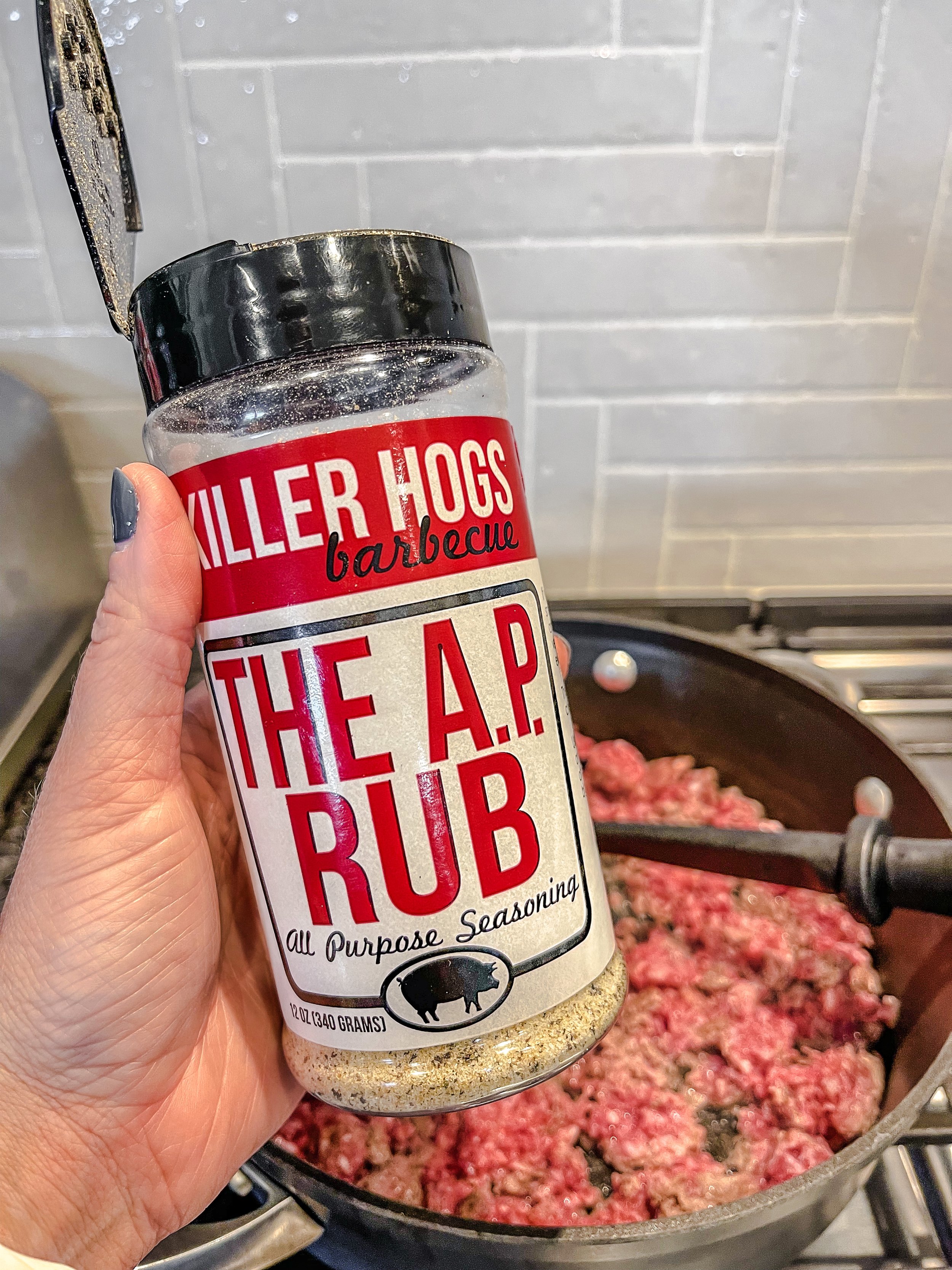 Killer Hogs AP Seasoning | Championship BBQ and Grill All Purpose Seasoning  for Beef, Steak, Burgers, Pork, and Chicken | Salt, Pepper, Garlic (SPG) 