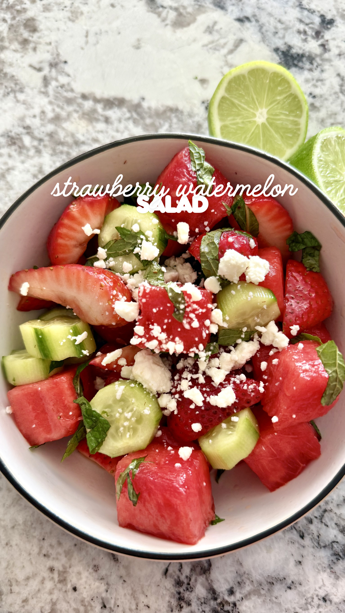 strawberry watermelon salad