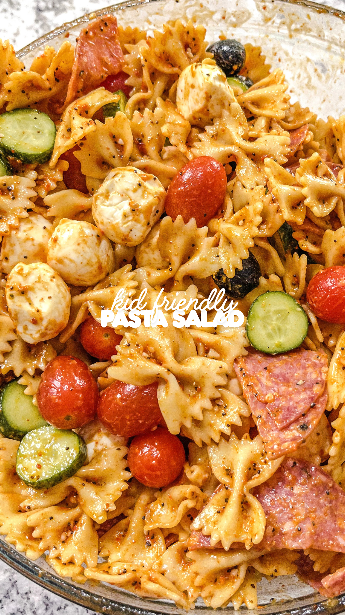 kid friendly pasta salad