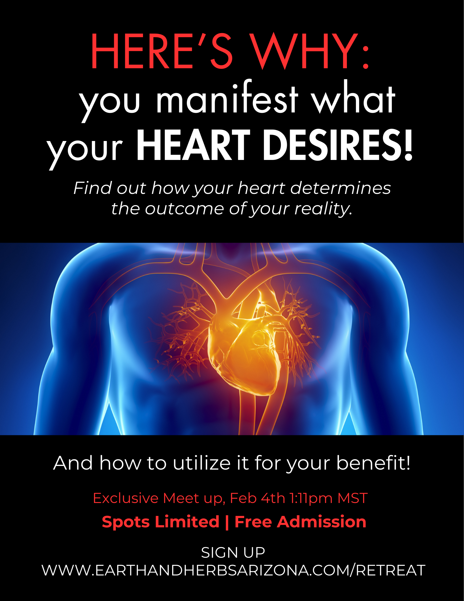 Why You Manifest what Your Heart Desires - Live Webinar