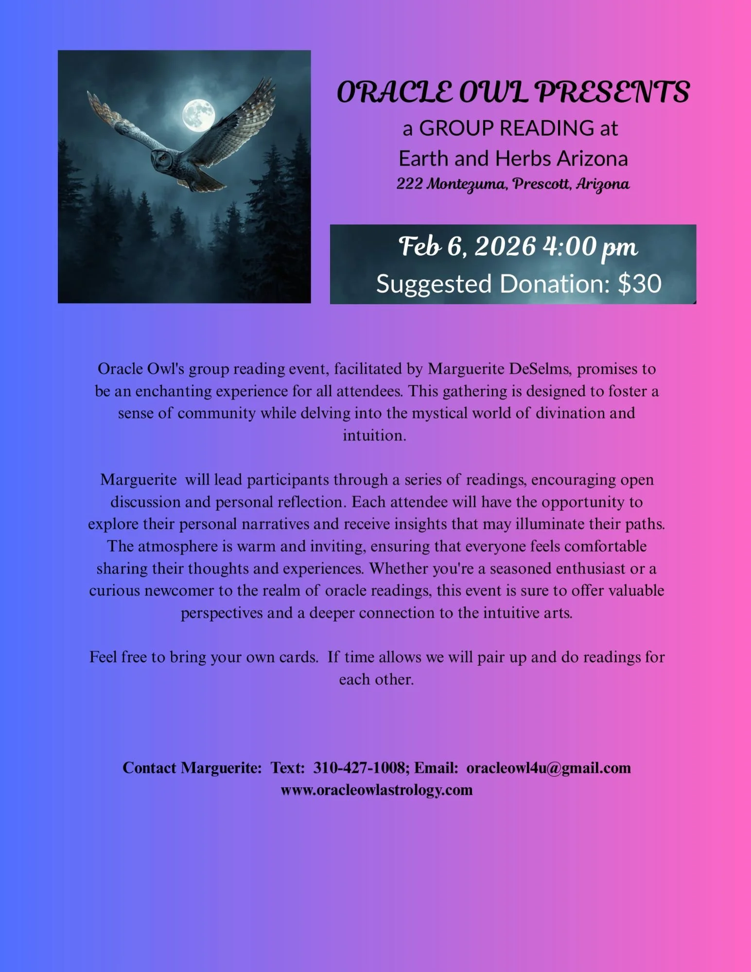 Group Psychic Reading