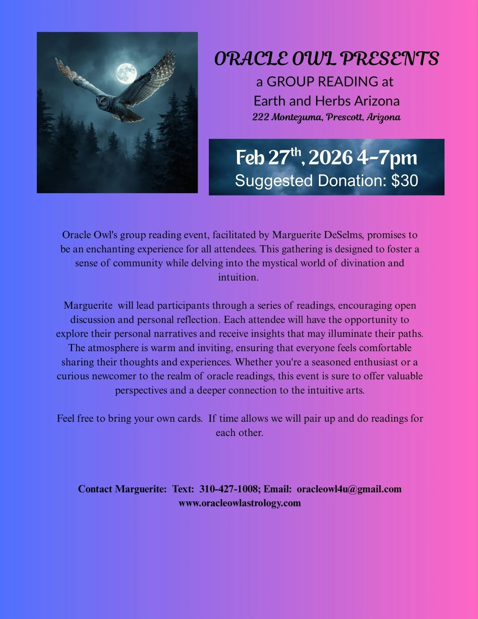 Group Psychic Reading 