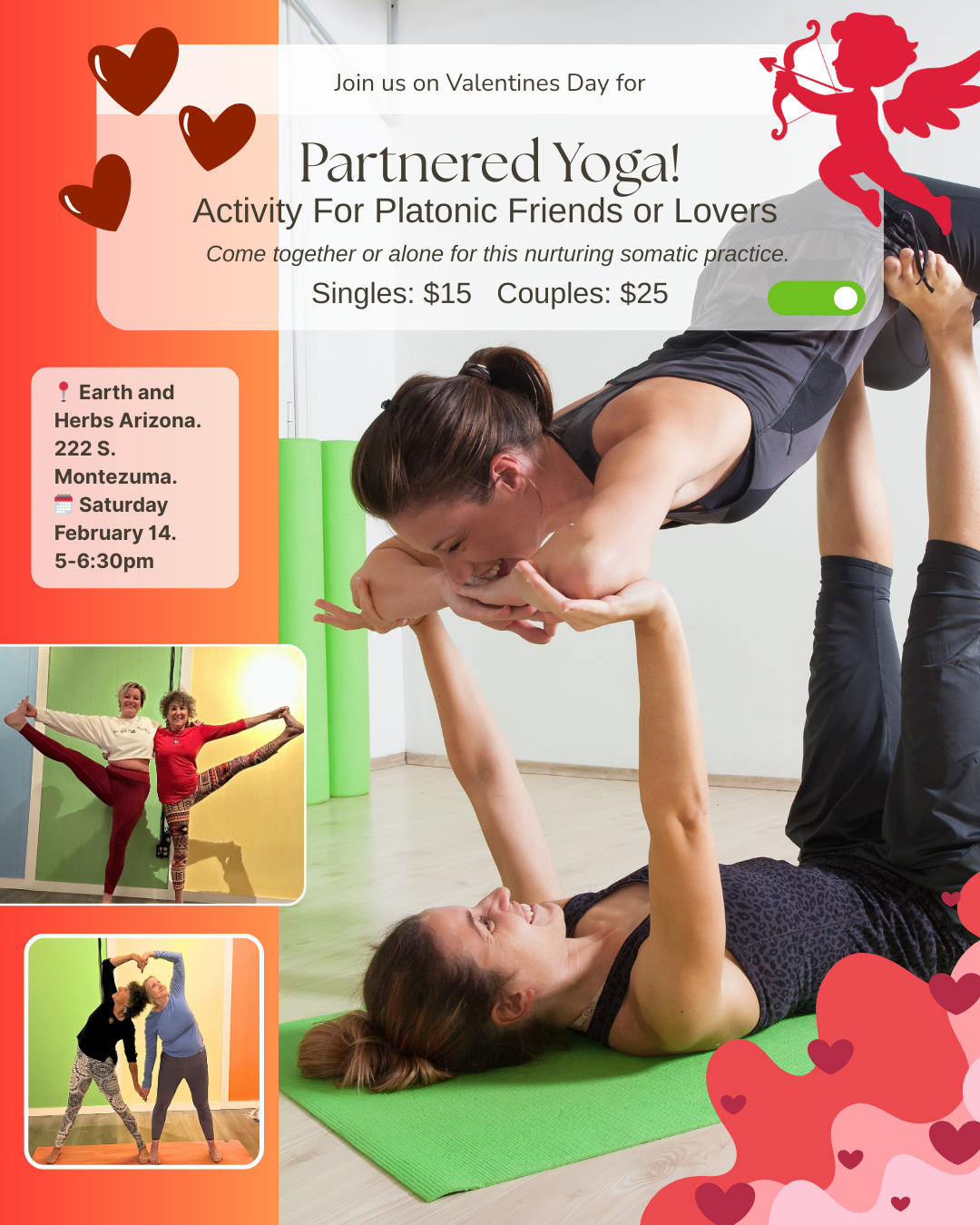Valentines Partnered Yoga
