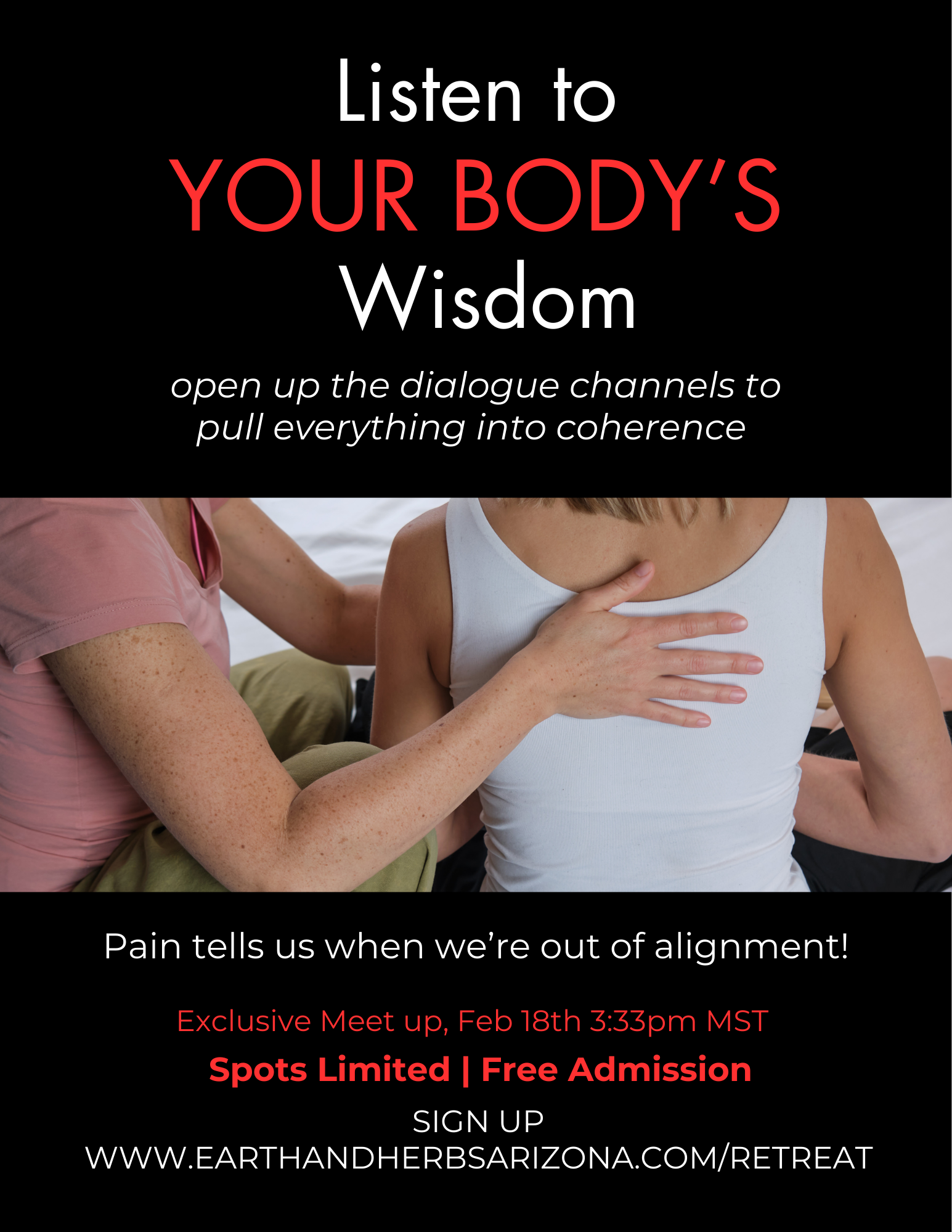 Listen to your body’s wisdom Free Webinar