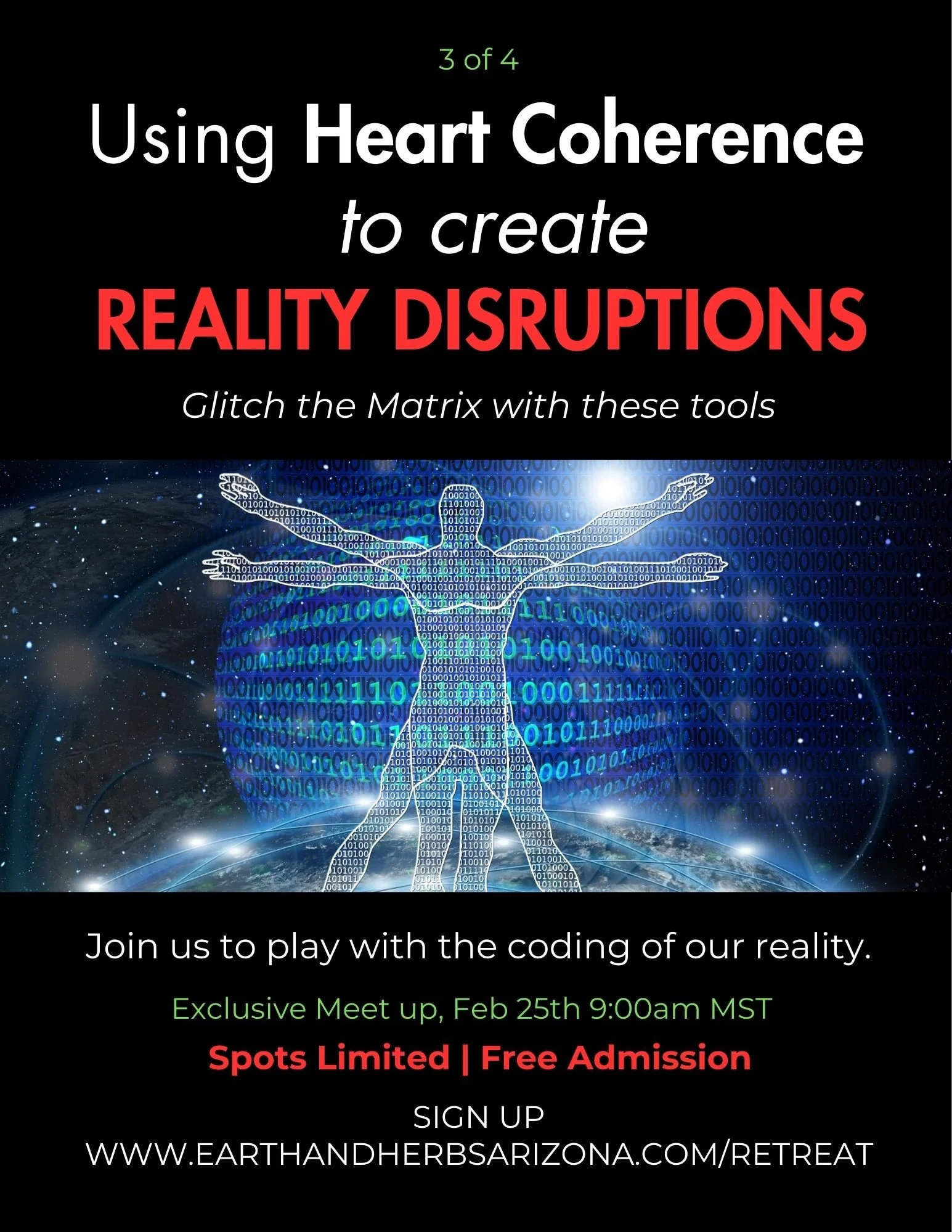 Using Heart Coherence to Create Reality Disruptions