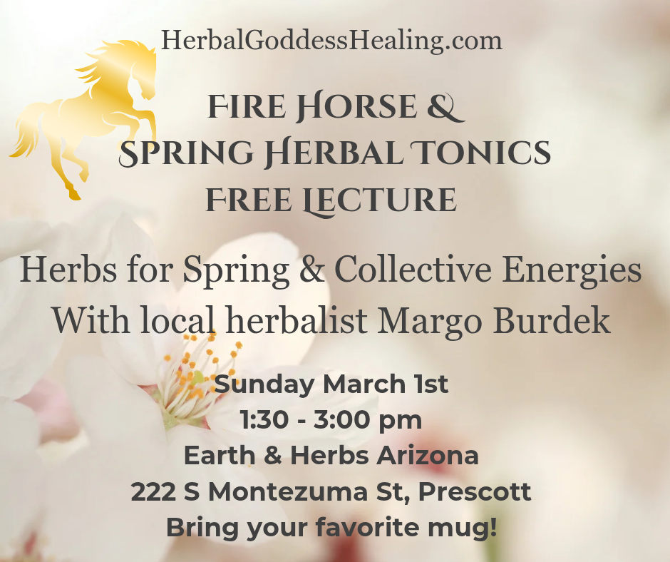Fire Horse New Year & Spring Herbal Tonics- Let's Get Ready! 