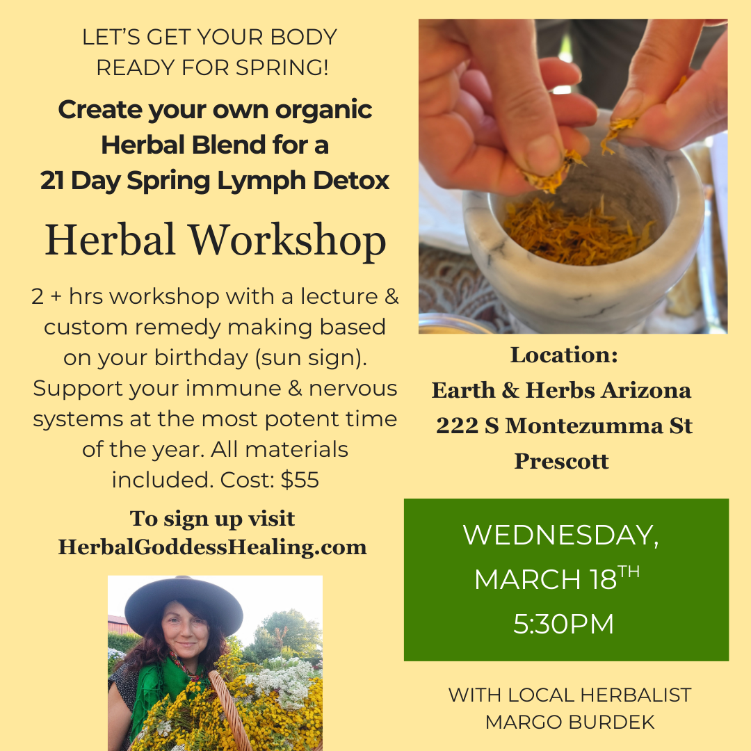 WORKSHOP: Make Your Own 21 Day Lymph Detox Tea