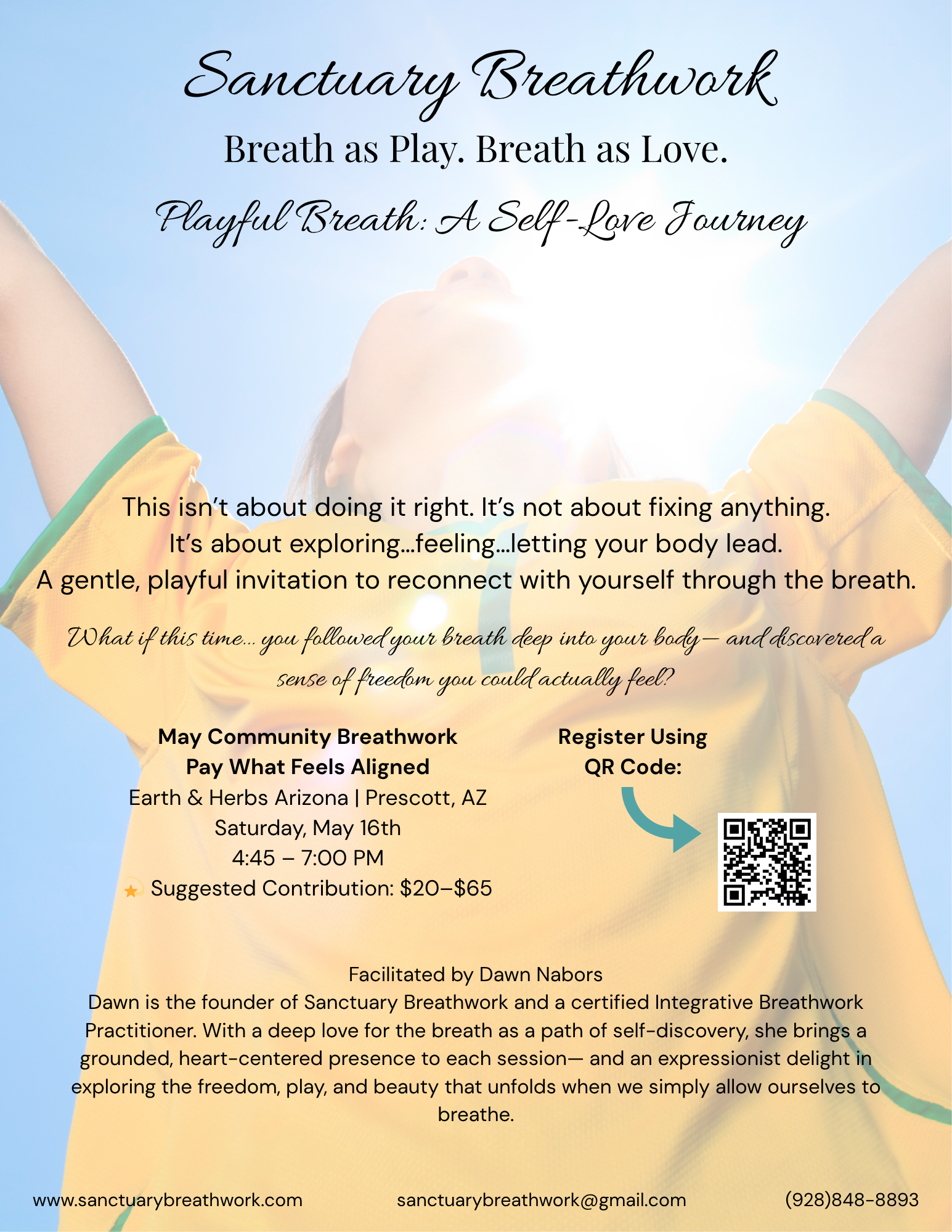 Sanctuary Breathwork: Breath as Play. Breath as Love.
