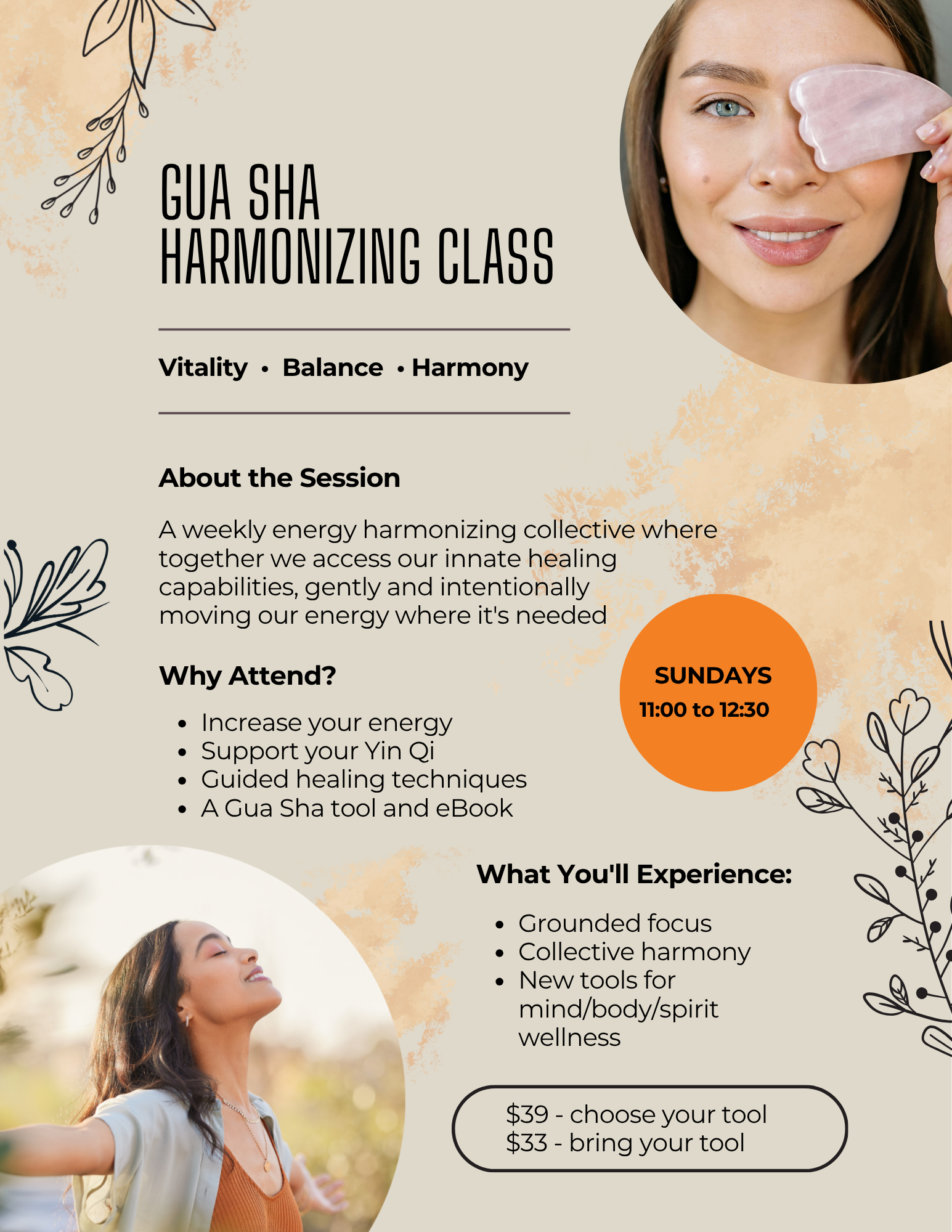Weekly Gua Sha Harmonizing Class