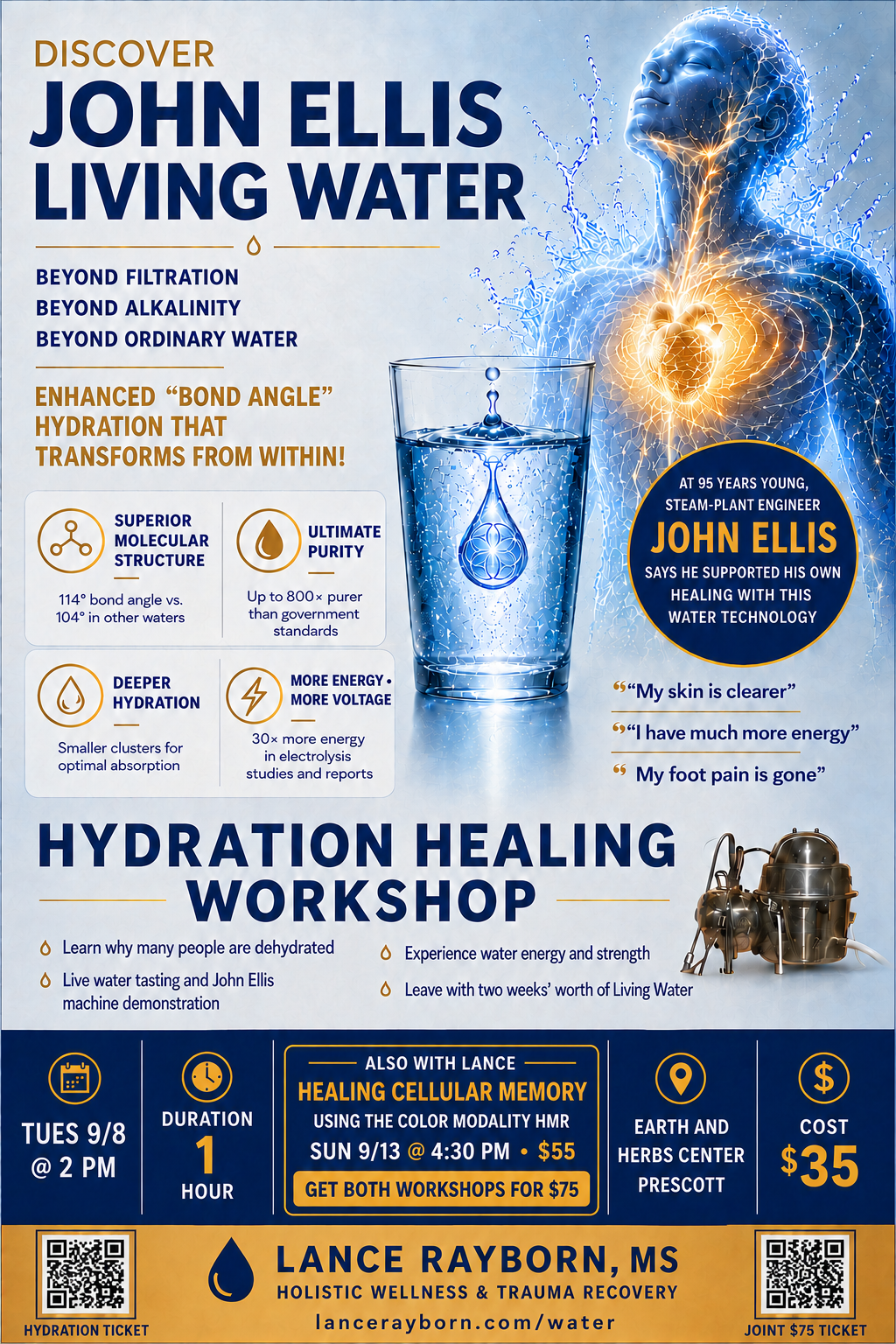 Change Your Water, Change Your Life! Hydration Healing Workshop
