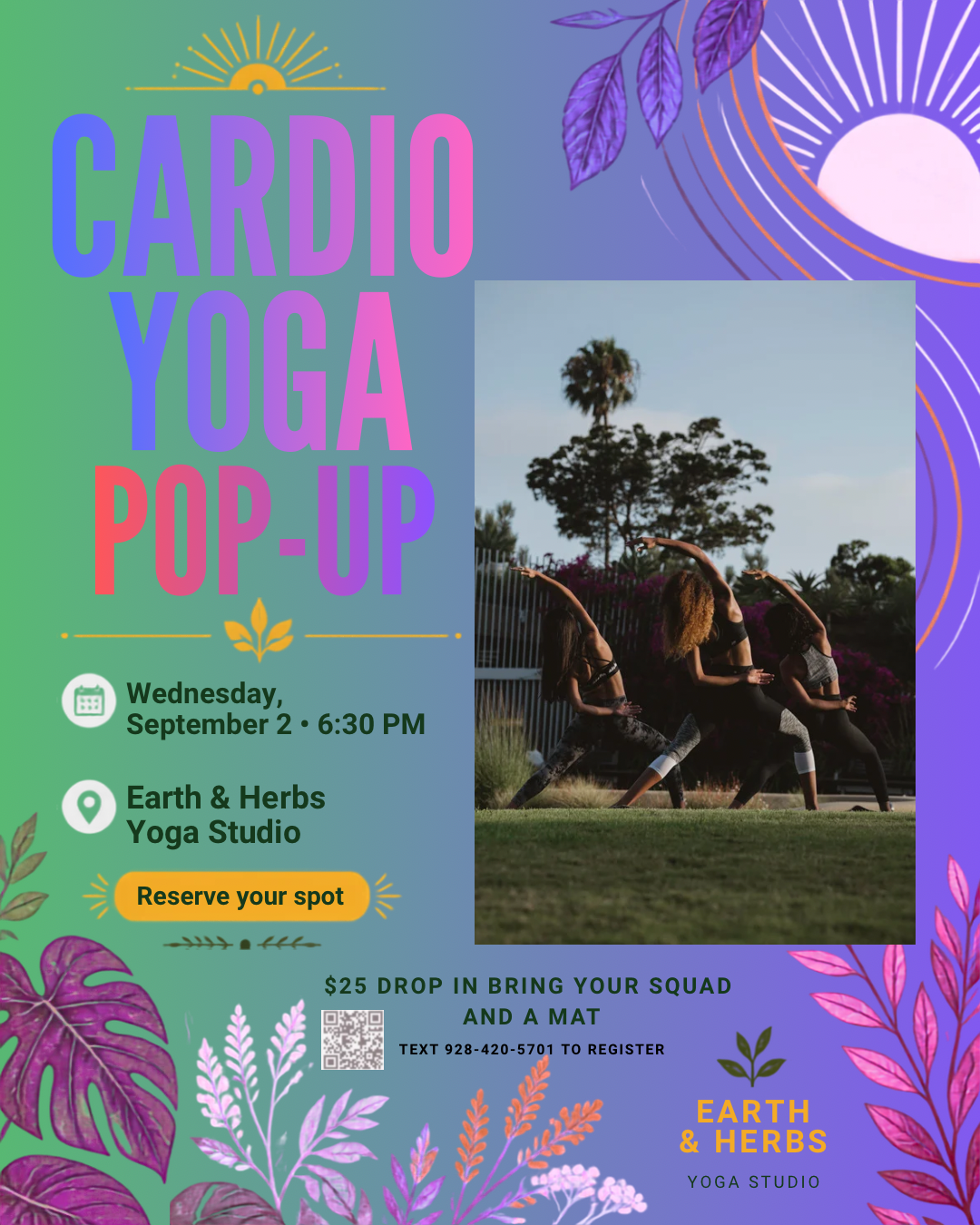 HITT Cardio Yoga Popup