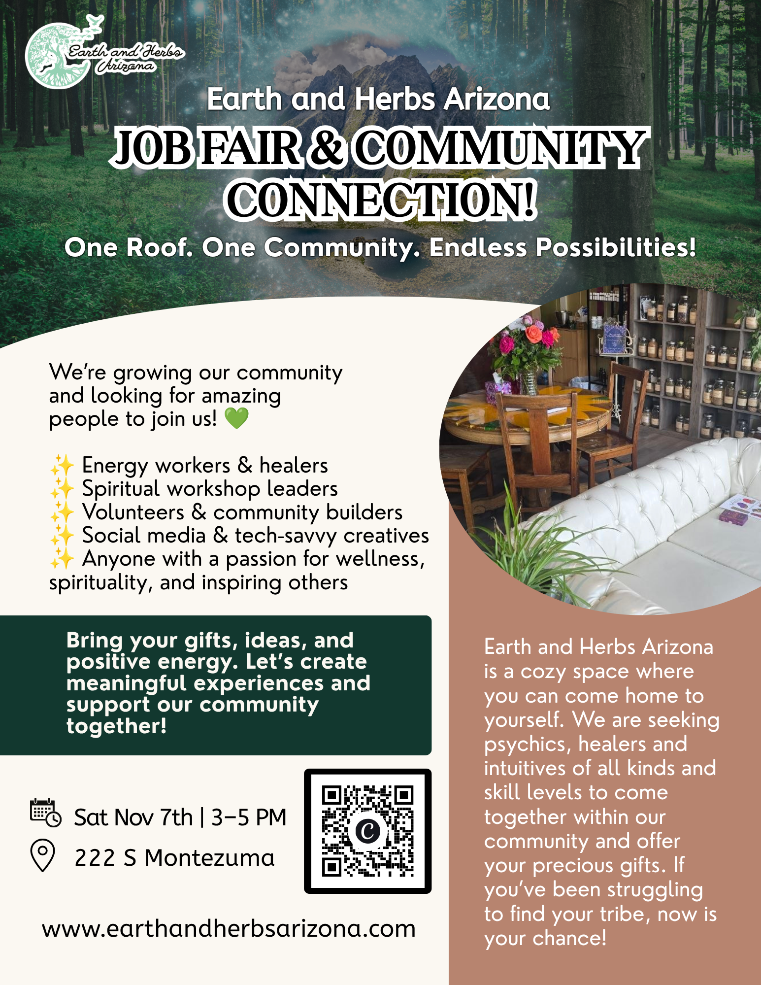 JOB FAIR & COMMUNITY CONNECTION! ✨