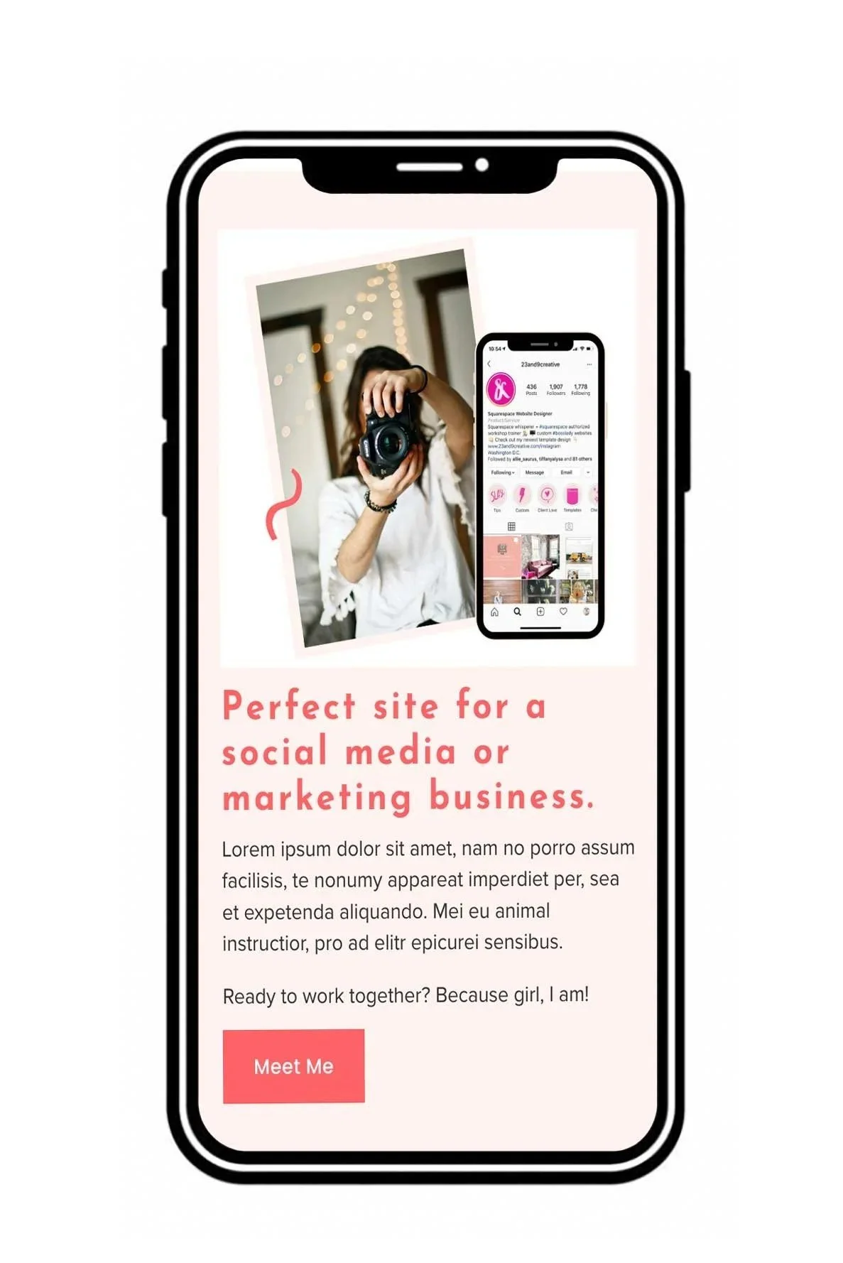 How to optimise your new Squarespace website for mobile.