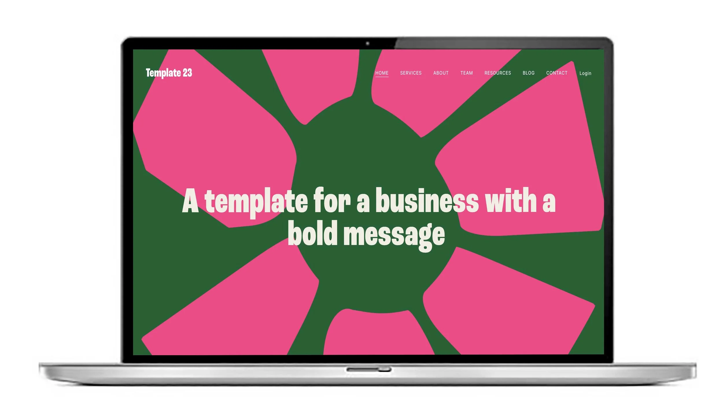 UH Squarespace website template