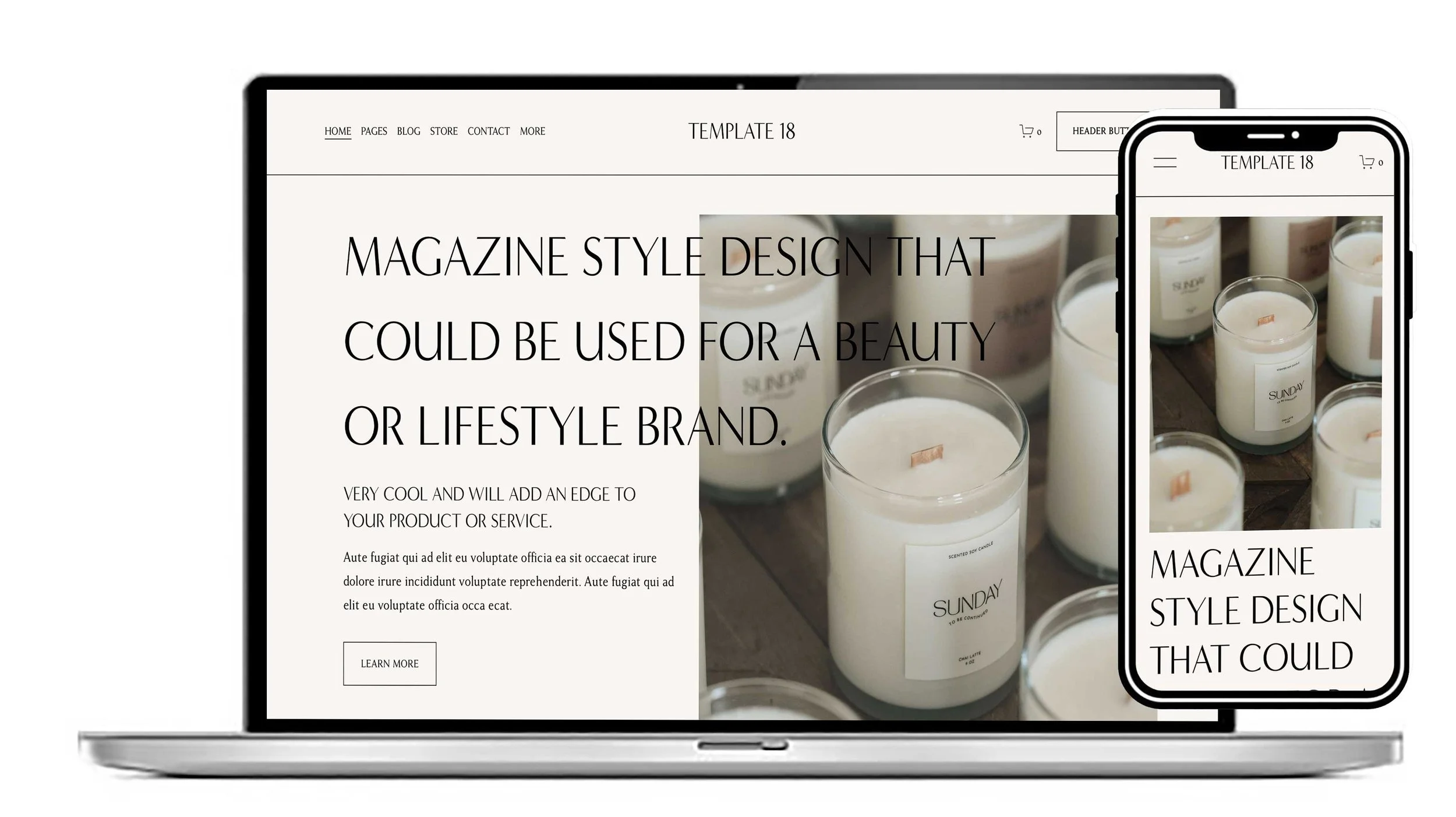 Design 18. For a products or online shop