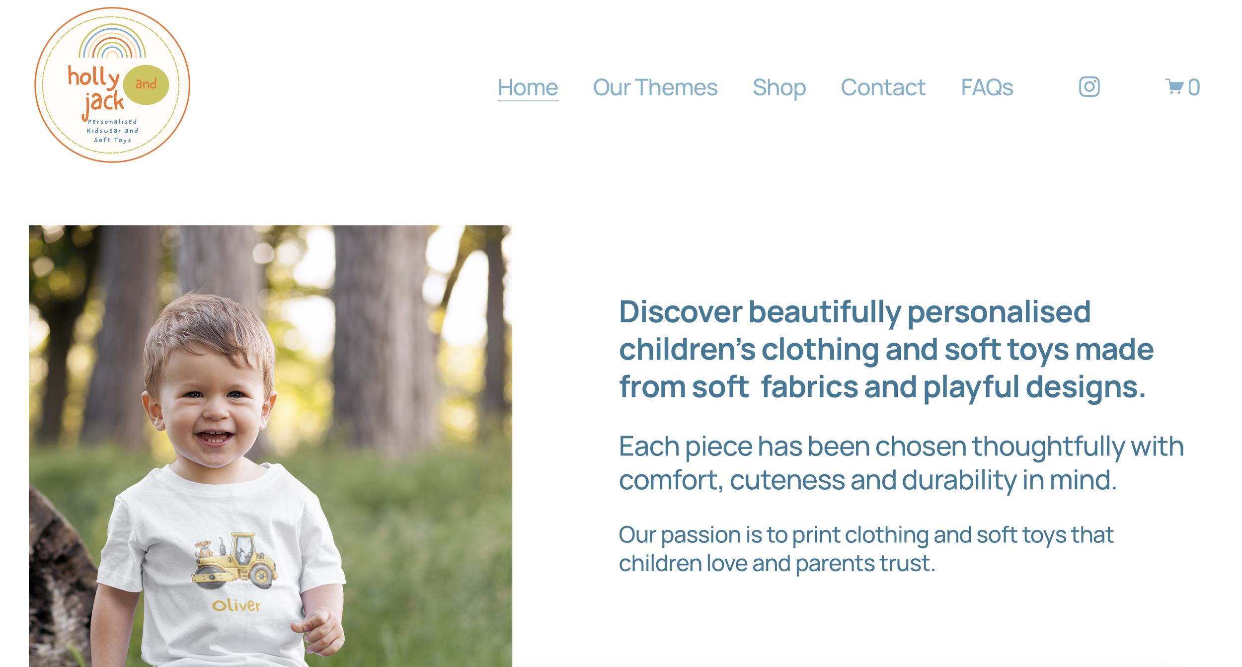 A case study describing how Holly and Jack used one of our Premium Squarespace website templates and with our help turned it into their own website