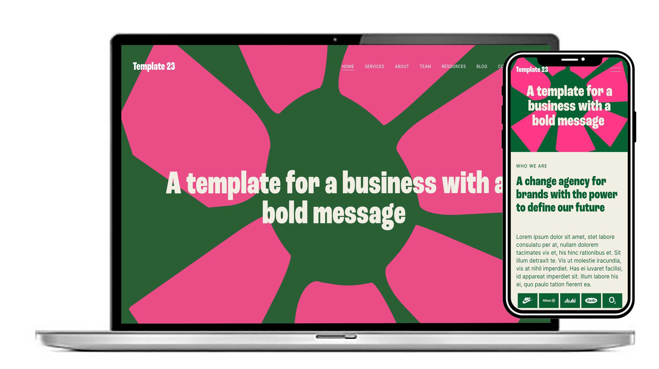 Design 23. For a bold brand