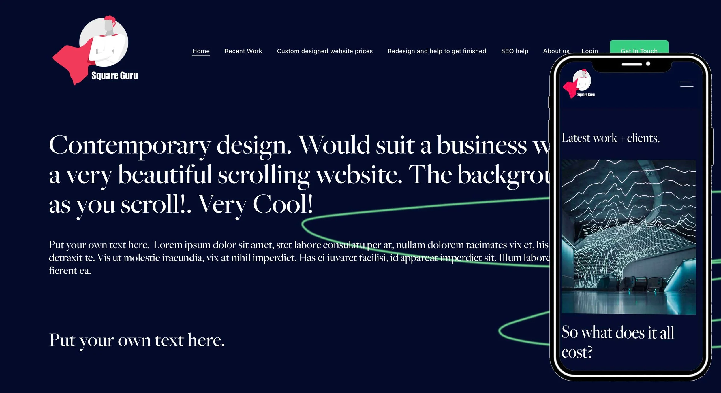 Help to redesign your Squarespace website