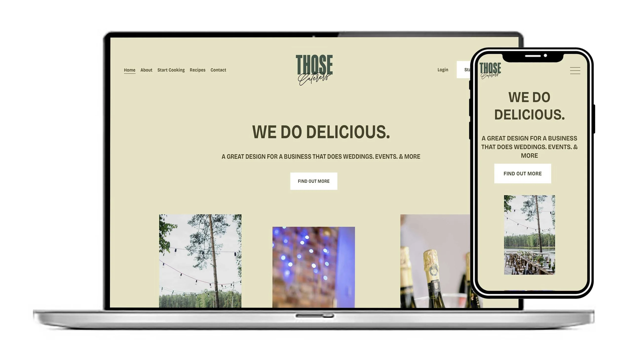 Squarespace website template