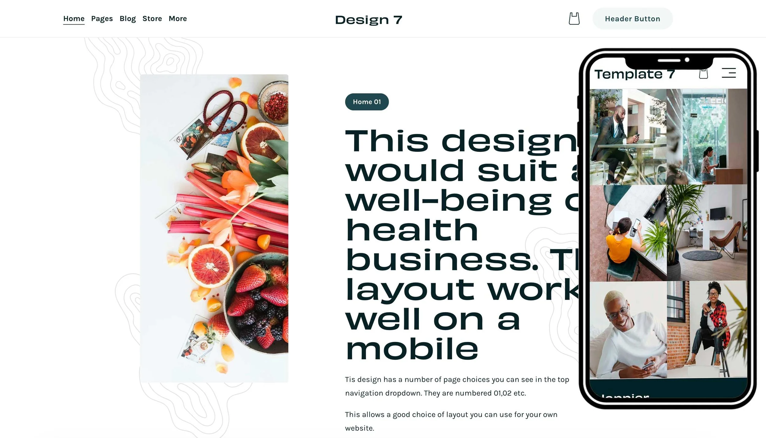 Squarespace wellbeing templates