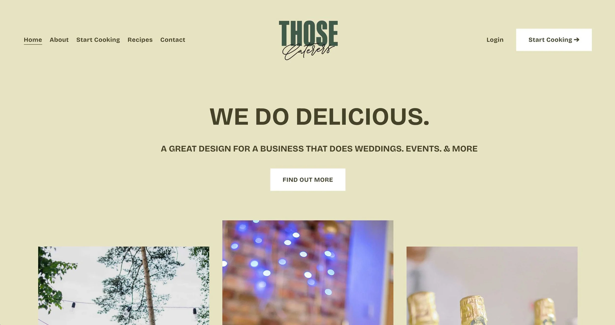 Squarespace hospitality templates