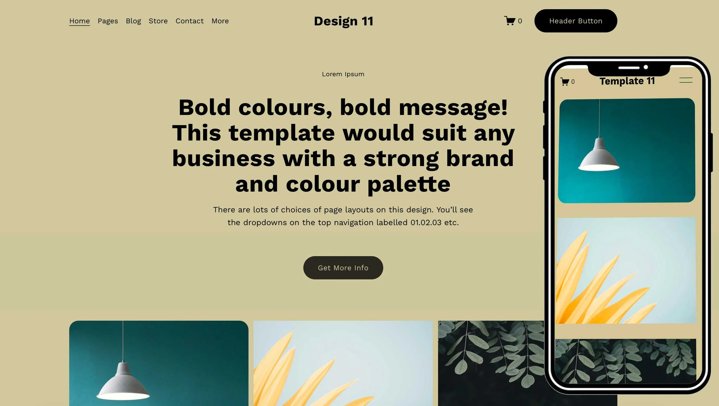 Squarespace services templates