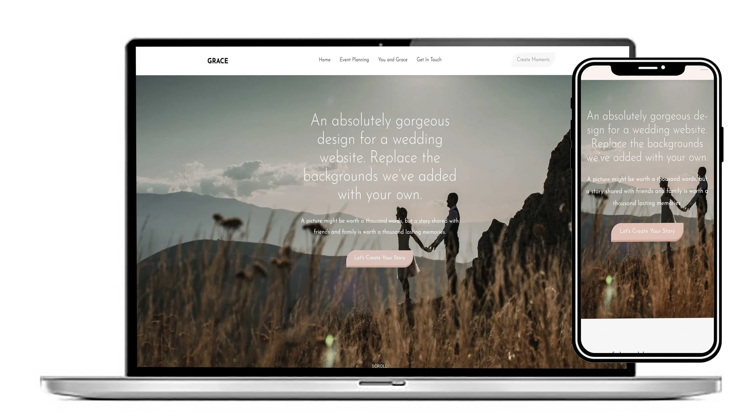 Design 16. For a wedding or wedding services business