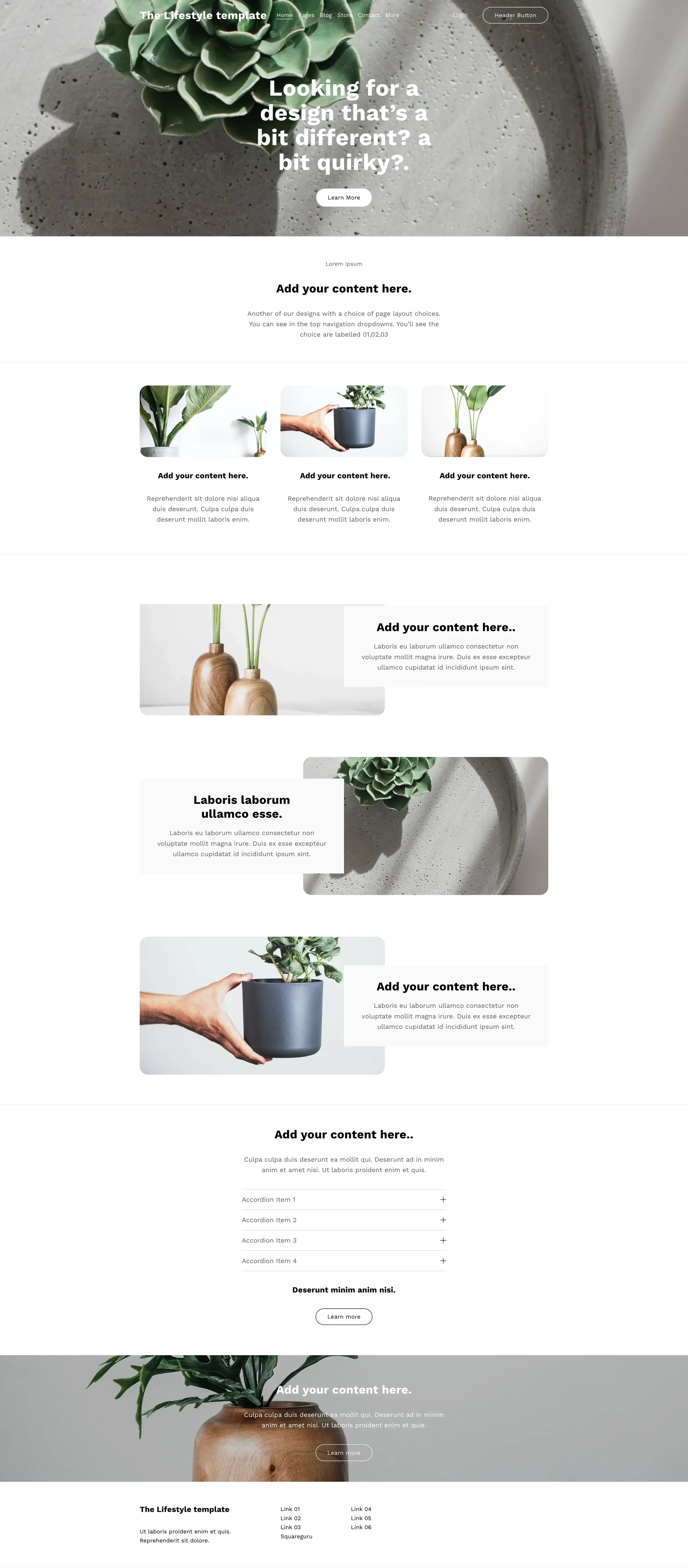 The Lifestyle Squarespace website template.webp