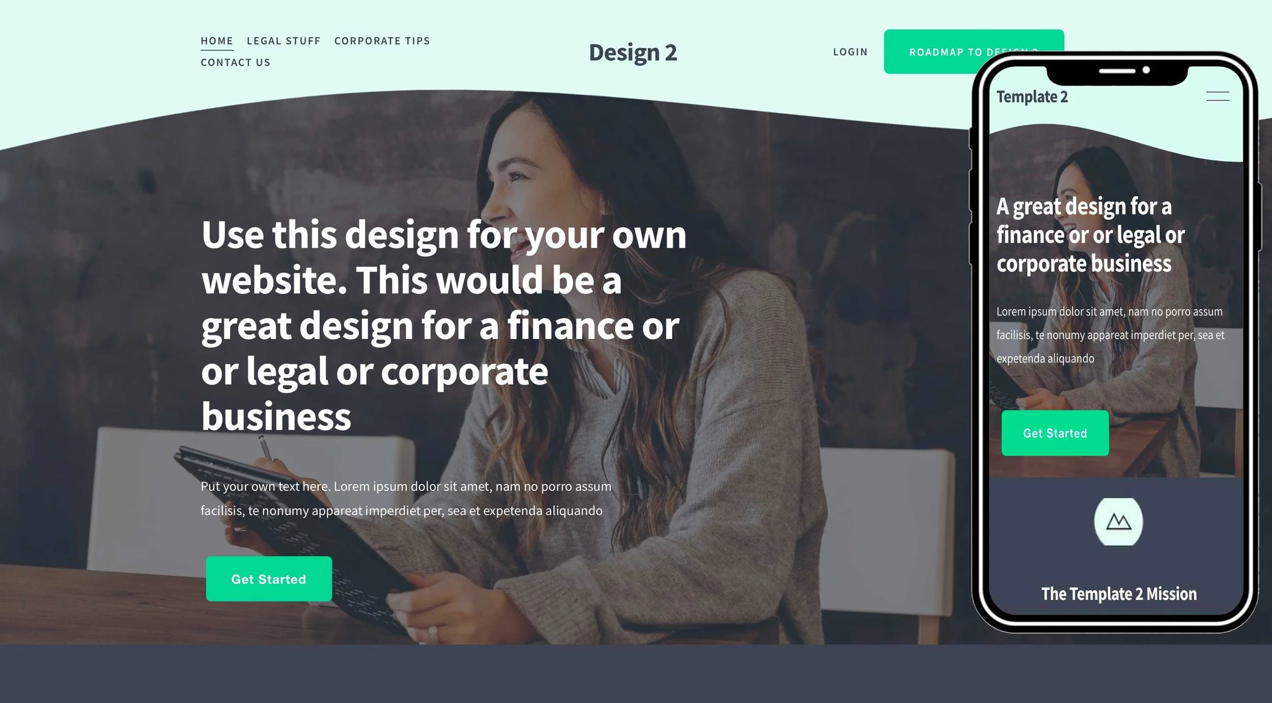 Squarespace accountants templates