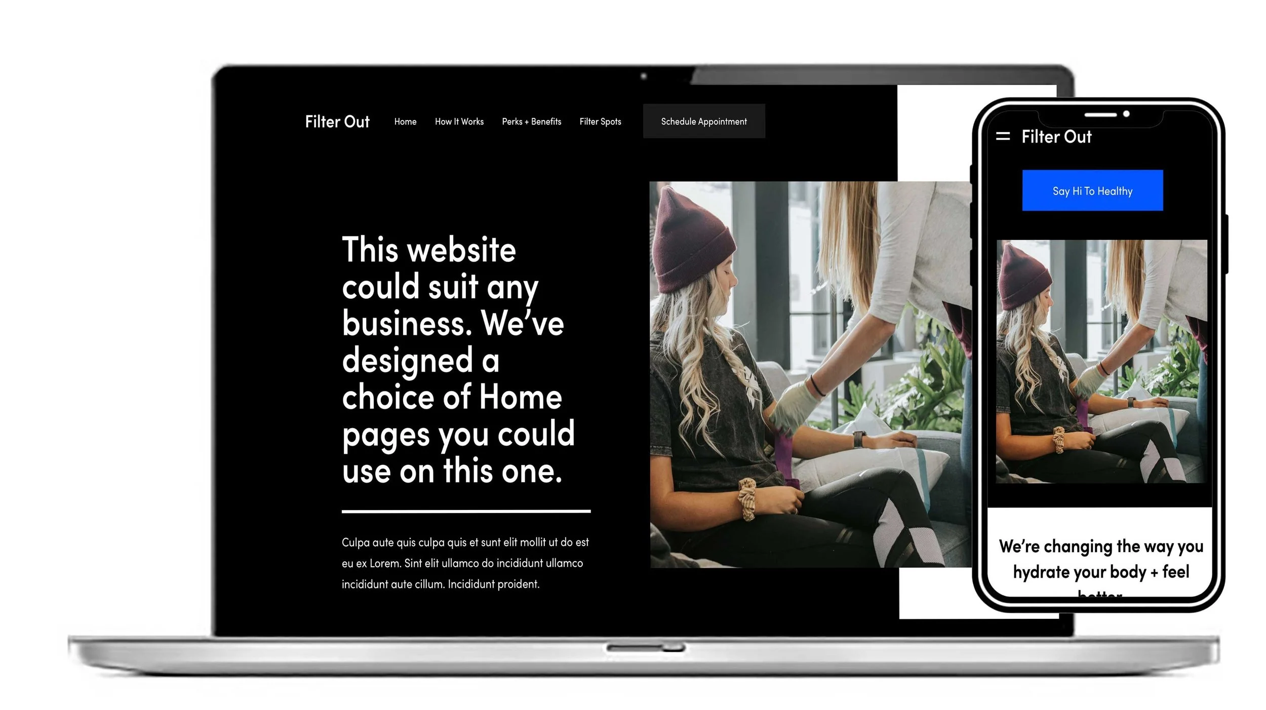 Design 17. For a stylish wellbeing business