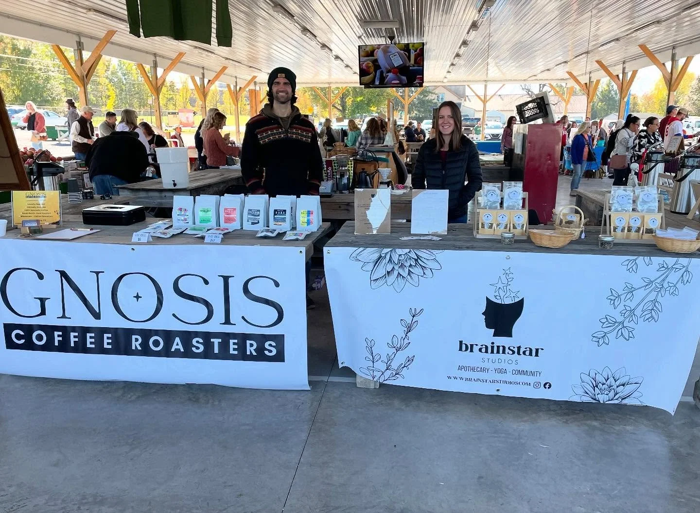 Big congrats to our friends @gnosiscoffeeroasters for celebrating their third official year in business this month! 🎉 Thinking back to the good old days of being side by side at events. Good times. Thank you for all you've done for Brainstar over th