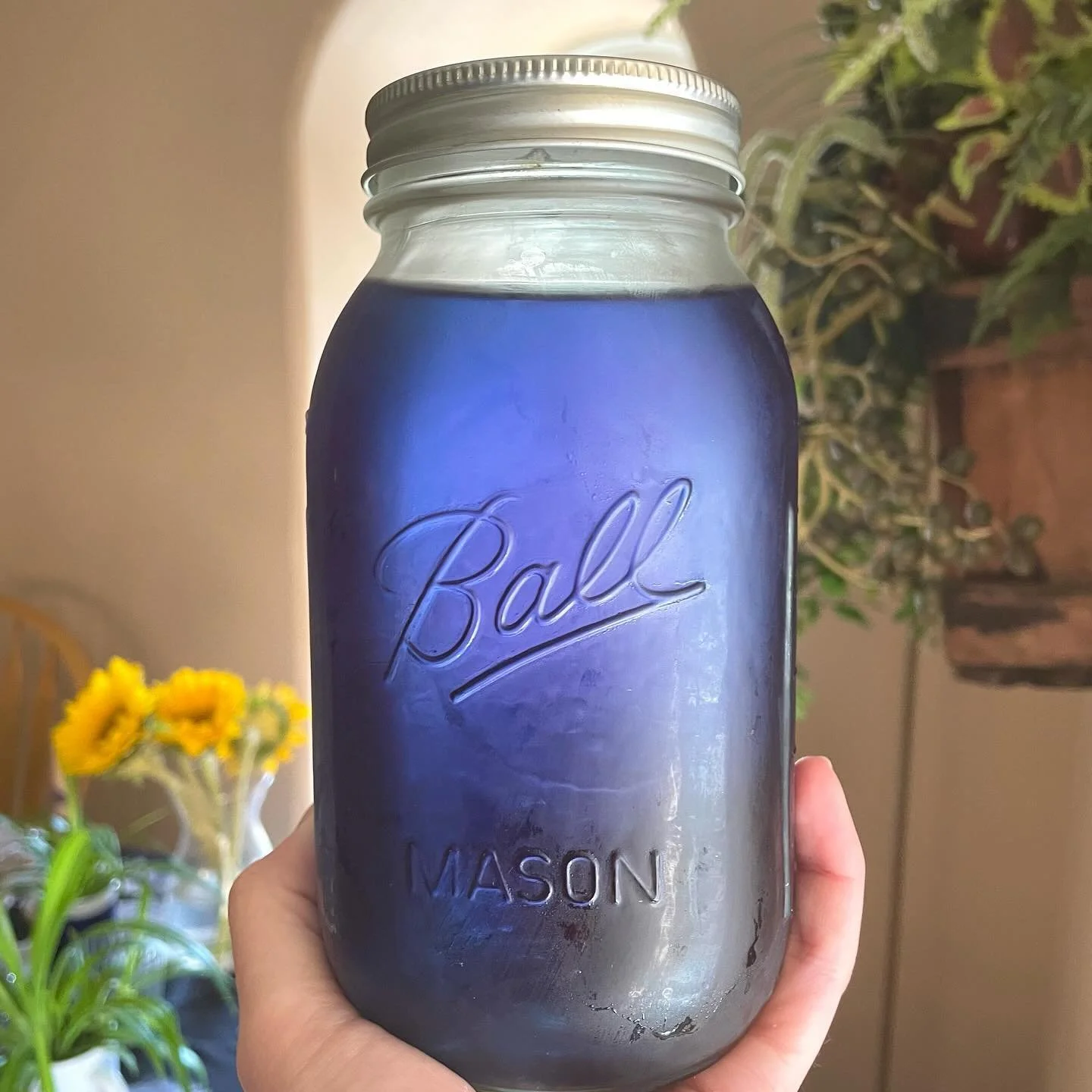 What's better than a cup of Butterfly Beauty? A big ol' jar of it. 👌🏻🦋 My favorite way to stay motivated when I don't want caffeine.