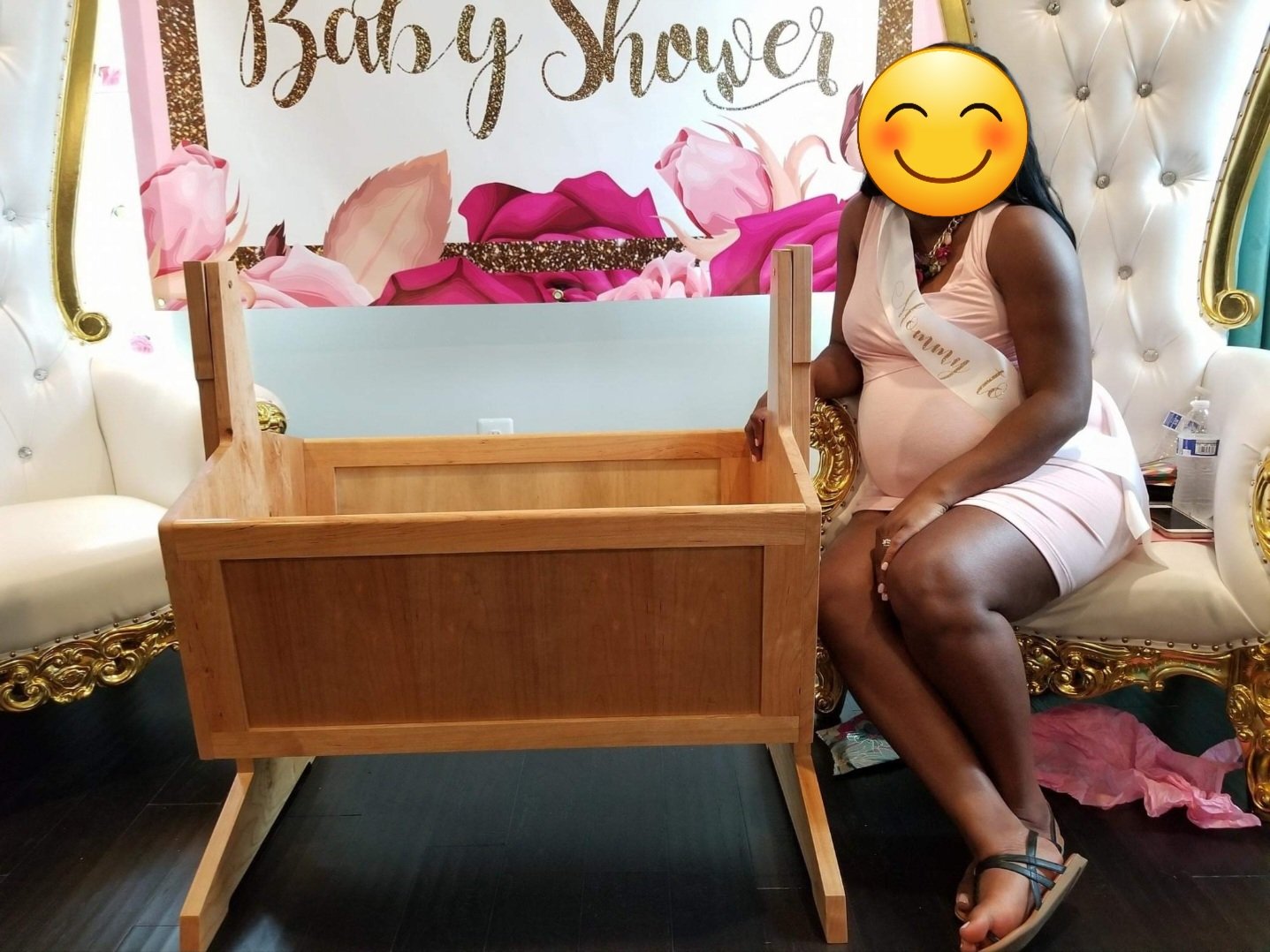 Pendulum Baby Cradle Bassinet — Timberworks Tables