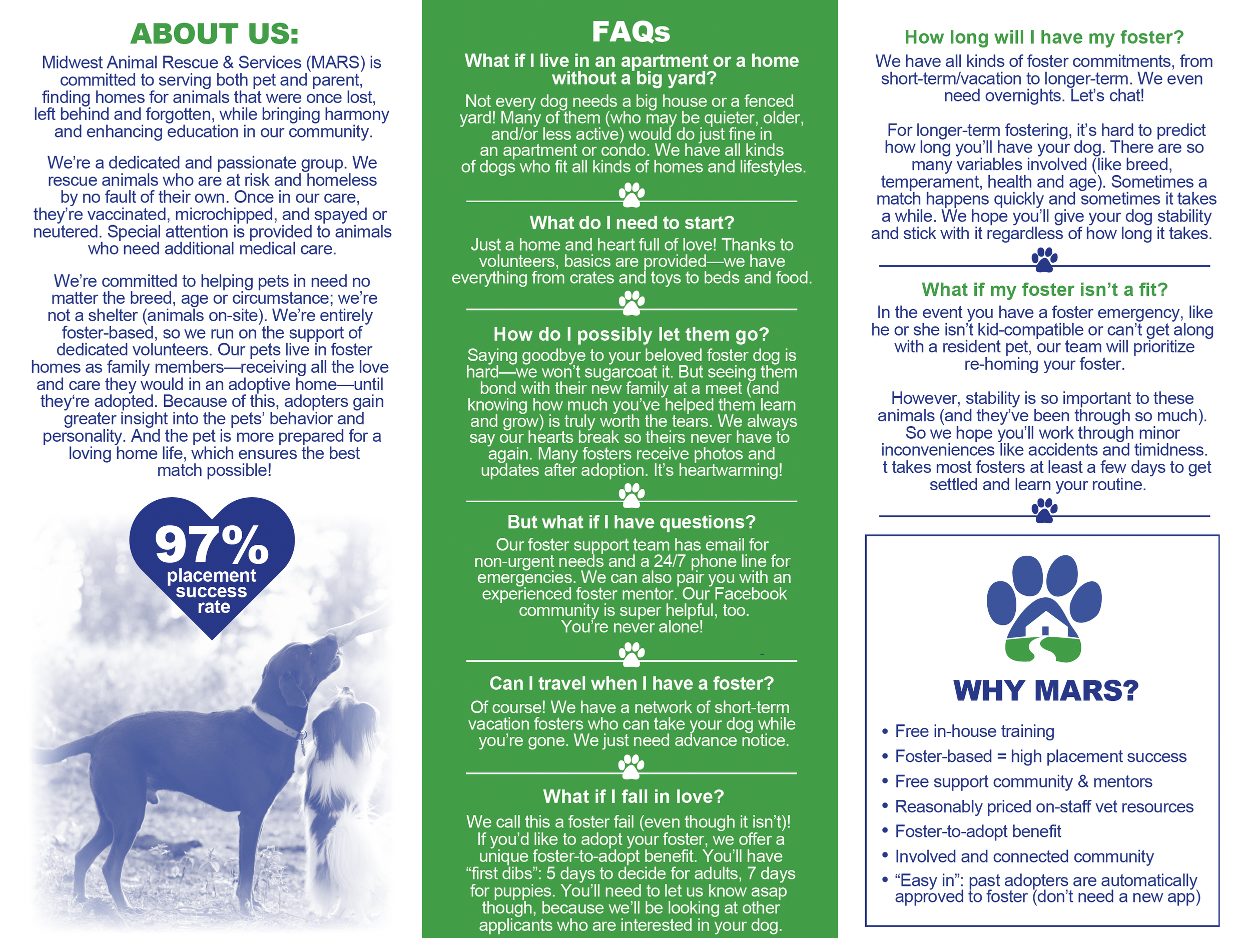 tri-fold brochure inside