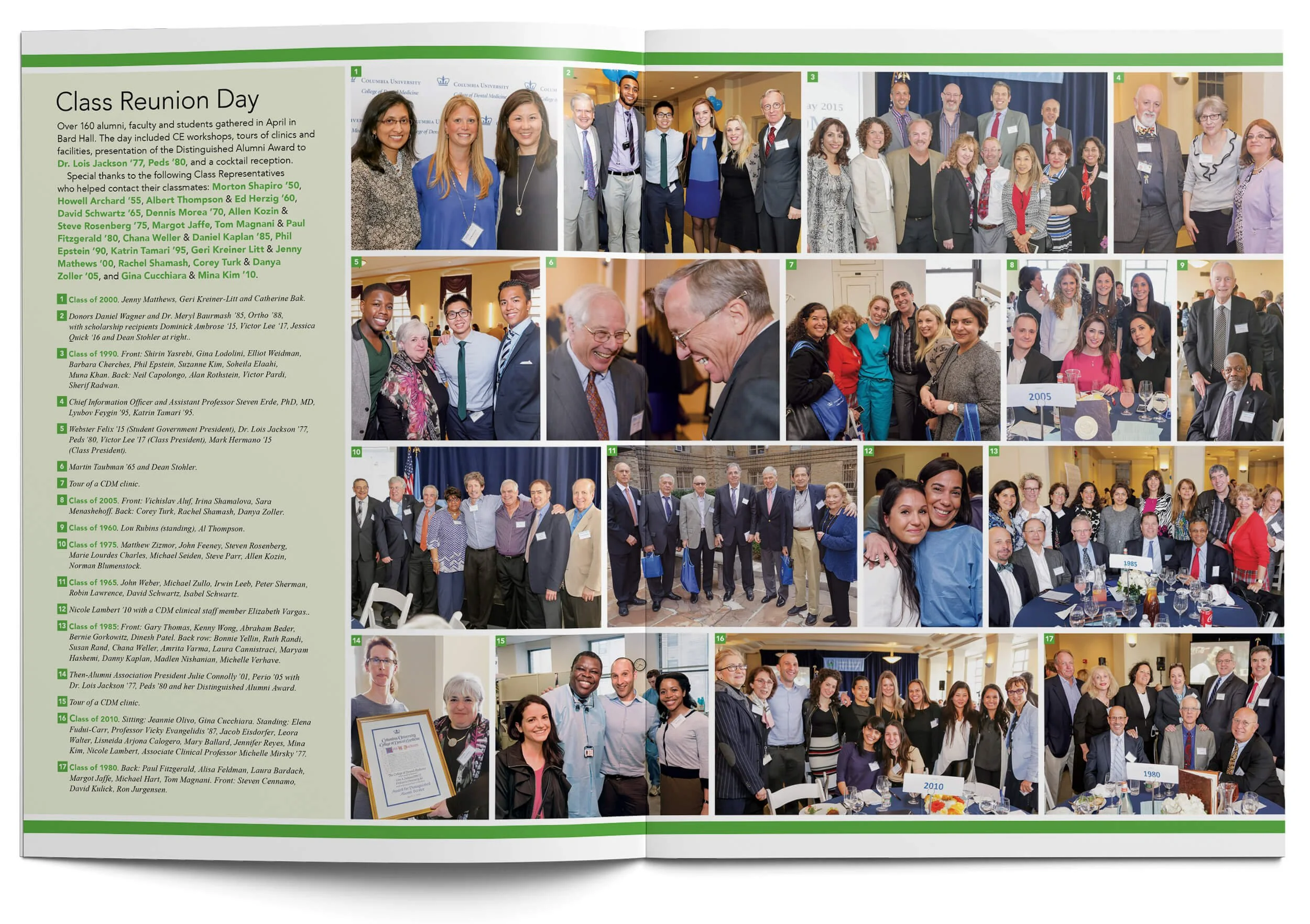 Class reunion photos