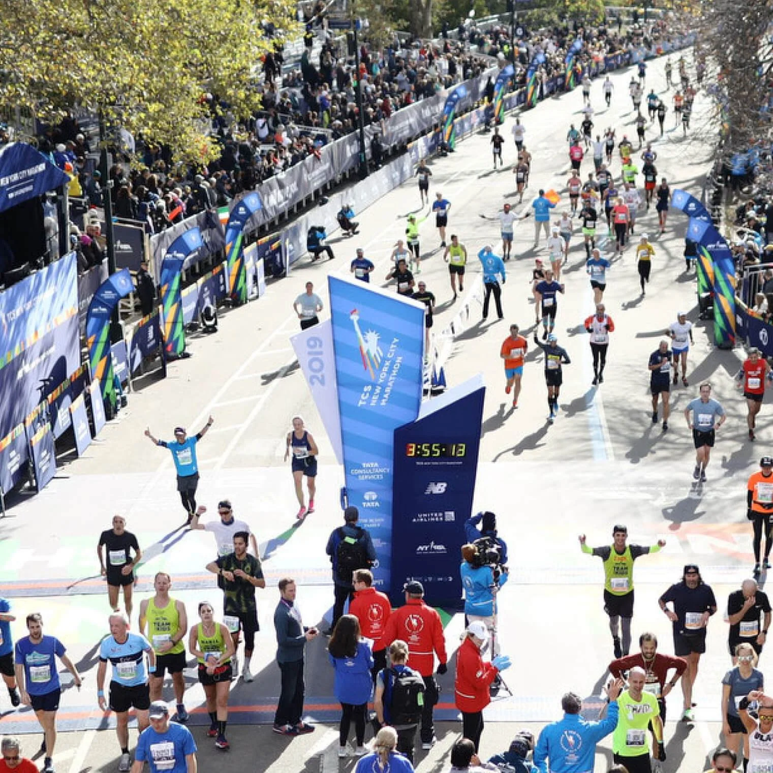 NYC marathon finish line