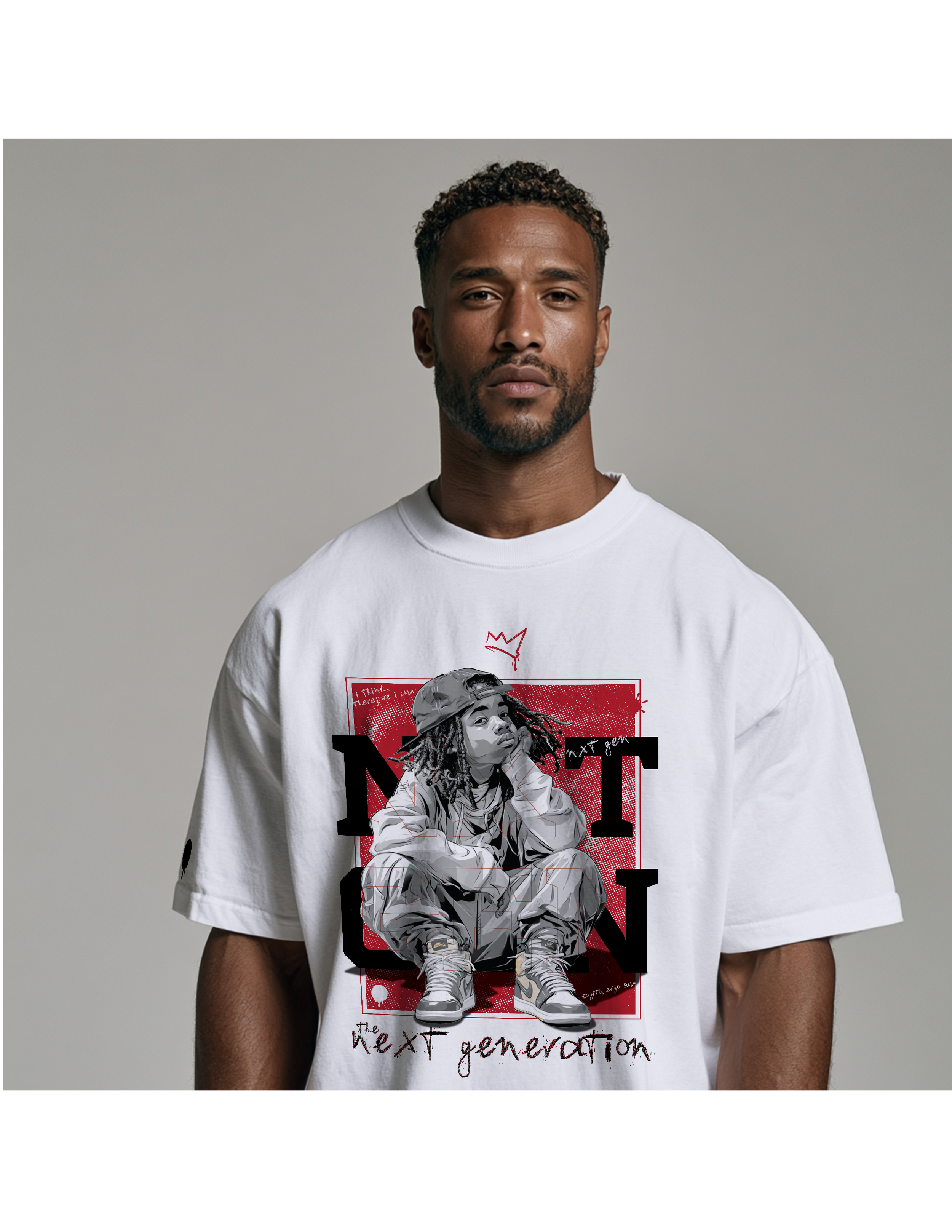 NXT GEN Thinkin | Crimson Focus T-Shirt