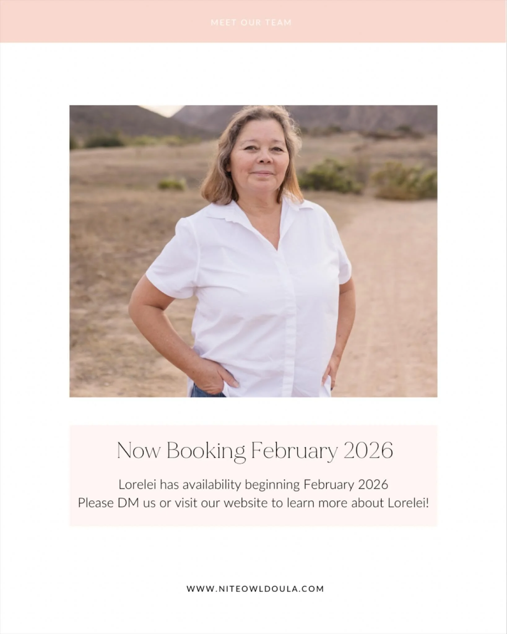 ✨ Our incredible Lorelei is now booking for February 2026! ✨
If you&rsquo;re expecting and want extra support during your postpartum period, we&rsquo;d love to connect you with Lorelei or any of our available postpartum doulas. 💛
Whether you&rsquo;r