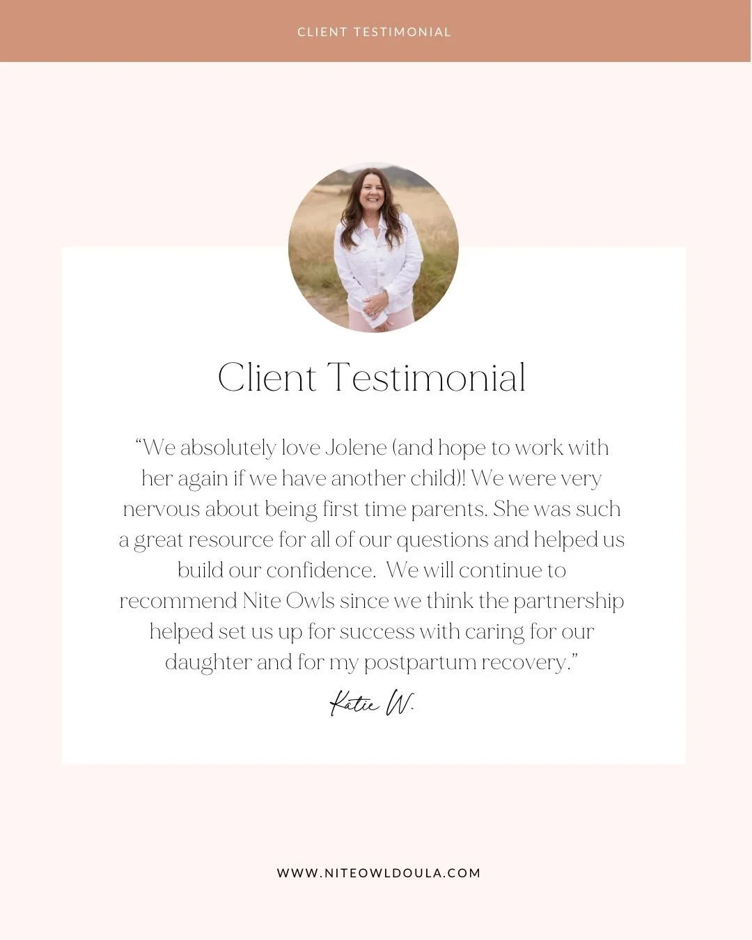 Client Love!
We are so thankful for the kind words!

#fourthtrimester #newborn #postpartumrecovery #postpartum #postpartumdoula #newbaby #postpartumhealth #PostpartumSupport #postpartumjourney #newparentsupport #clienttestimonial❤️ #ClientTestimonial