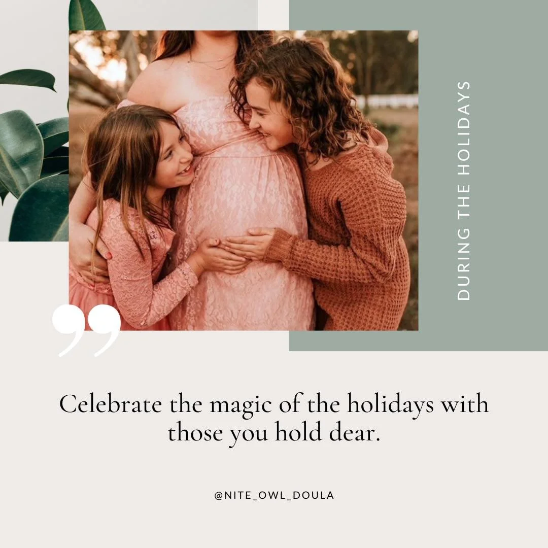 ✨🎄 Embracing the Holidays While Pregnant or With a Newborn 🎄✨
The holidays can feel magical&hellip; and a little overwhelming when you&rsquo;re growing a baby or caring for a brand-new little one.
Give yourself permission to slow down, set gentle b