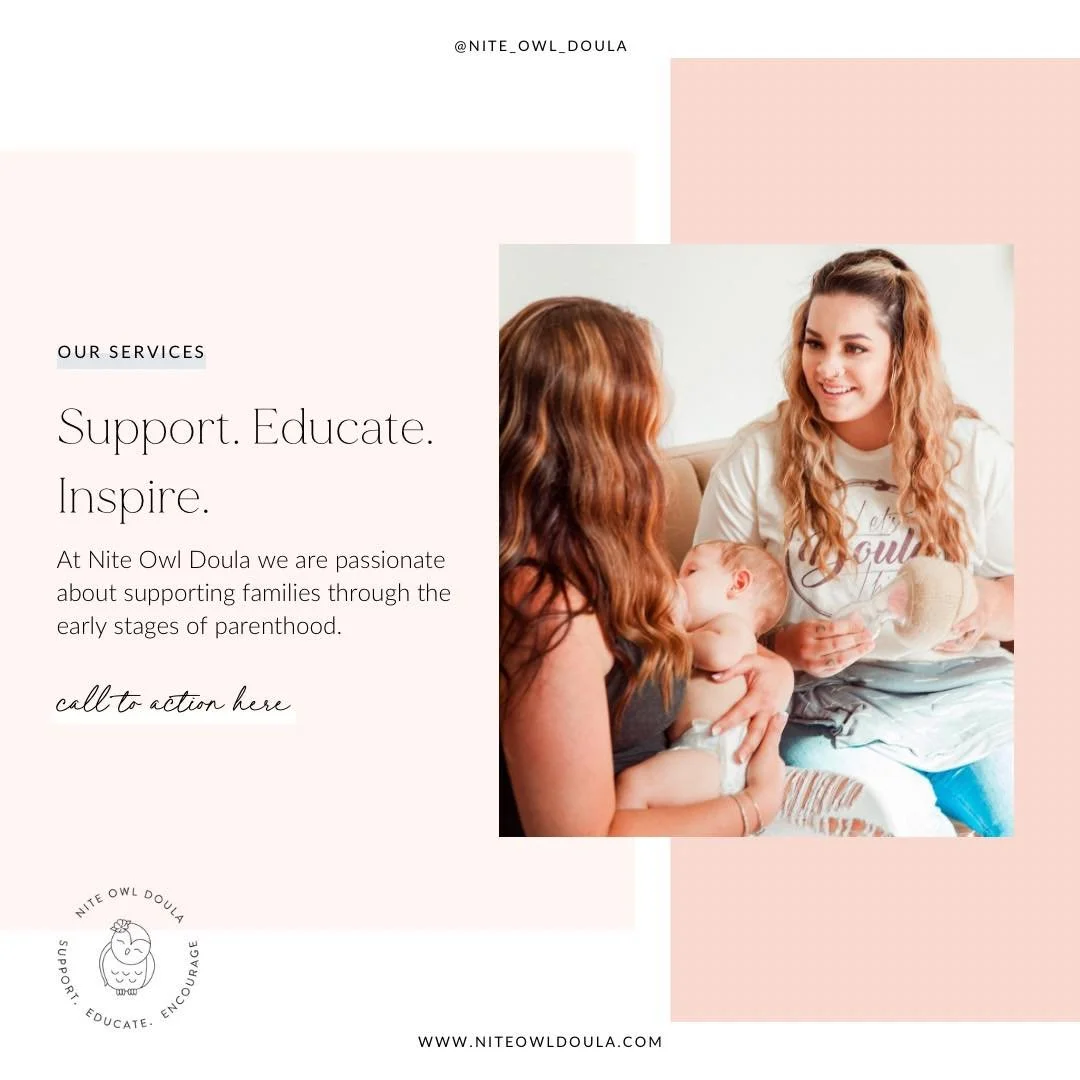 You&rsquo;re not alone when you work with Nite Owl Doula. We will help you through each stage of your journey, ensuring you feel supported and cared for through this precious chapter. #DoulaLife #BirthDoula #DaytimeDoula #SleepConsulting #LactationSu