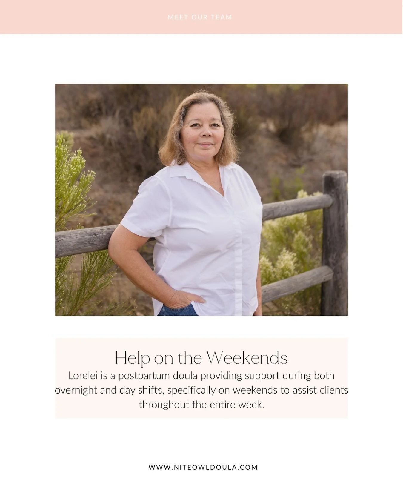 When looking for a postpartum doula you will find a lack of availability on weekends. This can be stressful for new parents in the throws of the fourth trimester. Our wonderful Lorelei works both weekend nights and days to provide that extra support 