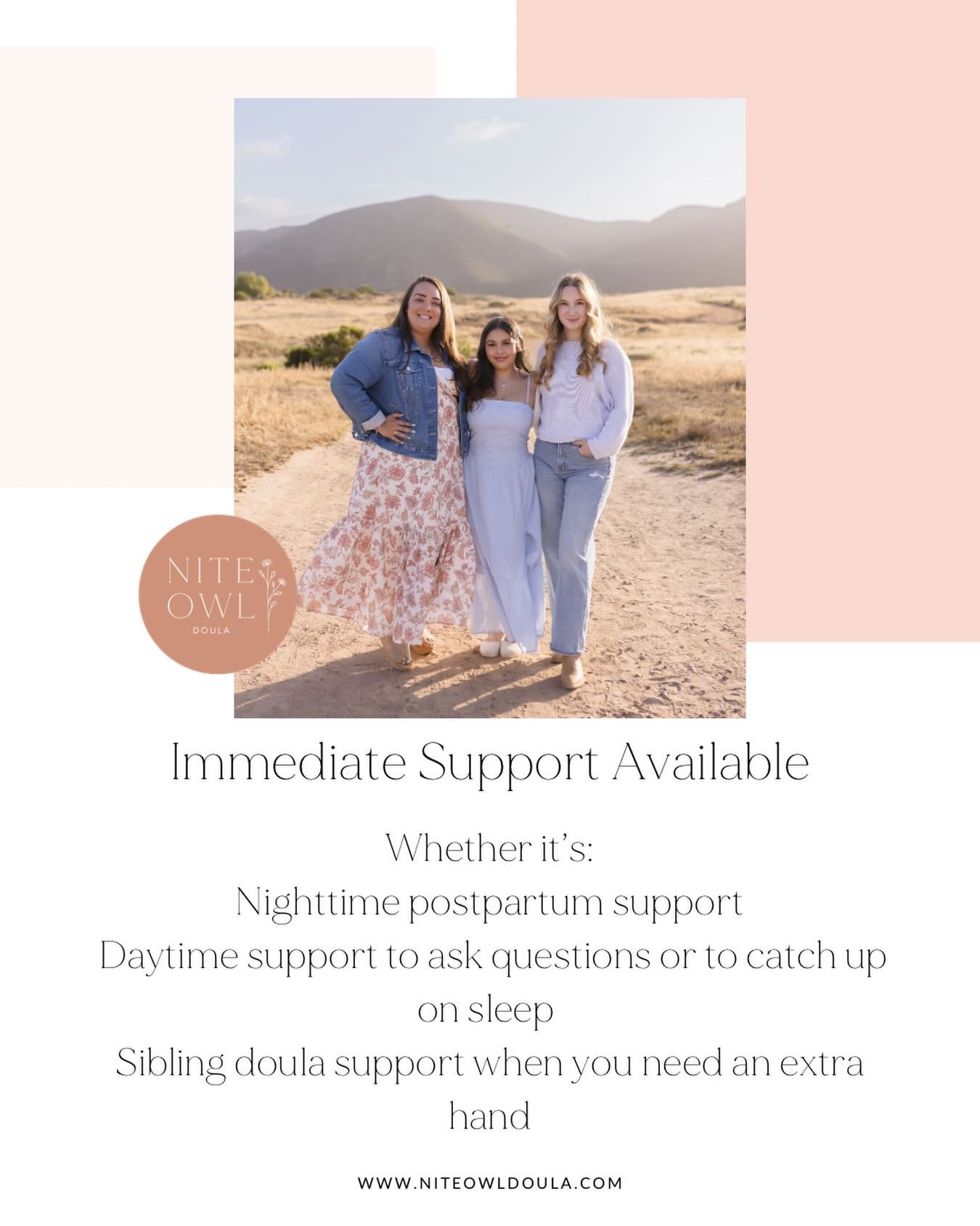 We&rsquo;ve got you!
Dm us for more info!

#postpartumdoulas #sandiego_ca #doulasupport #immediateopenings #newborn