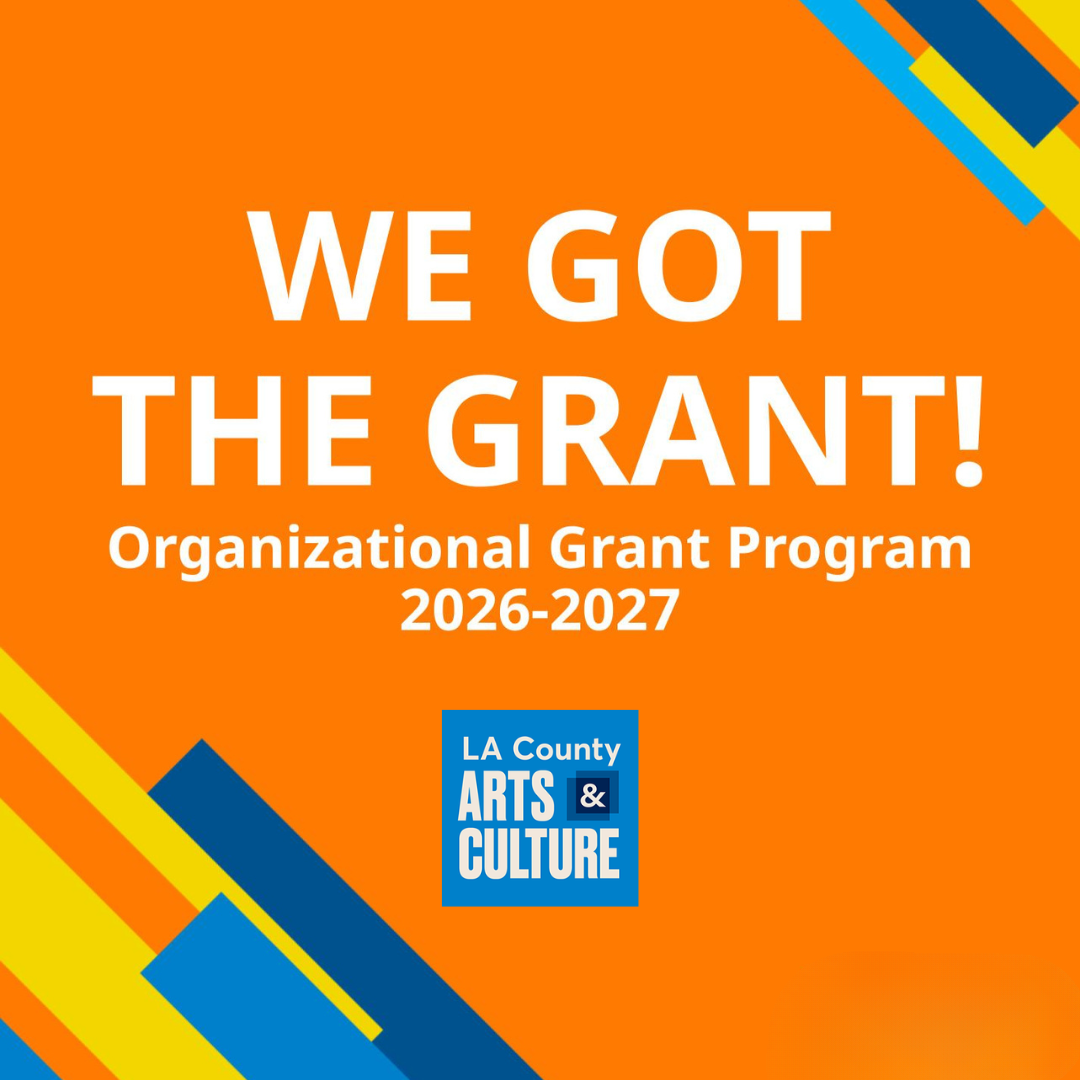 NEW!
Pieter is the proud recipient of the 2026-2027 LA County Arts & Culture Organizational Grant!