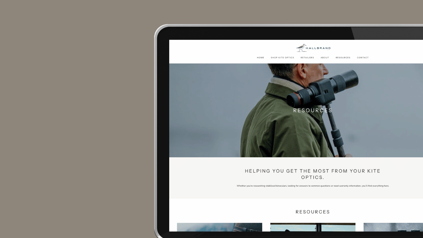 Hallbrand ecommerce website shopify design nz