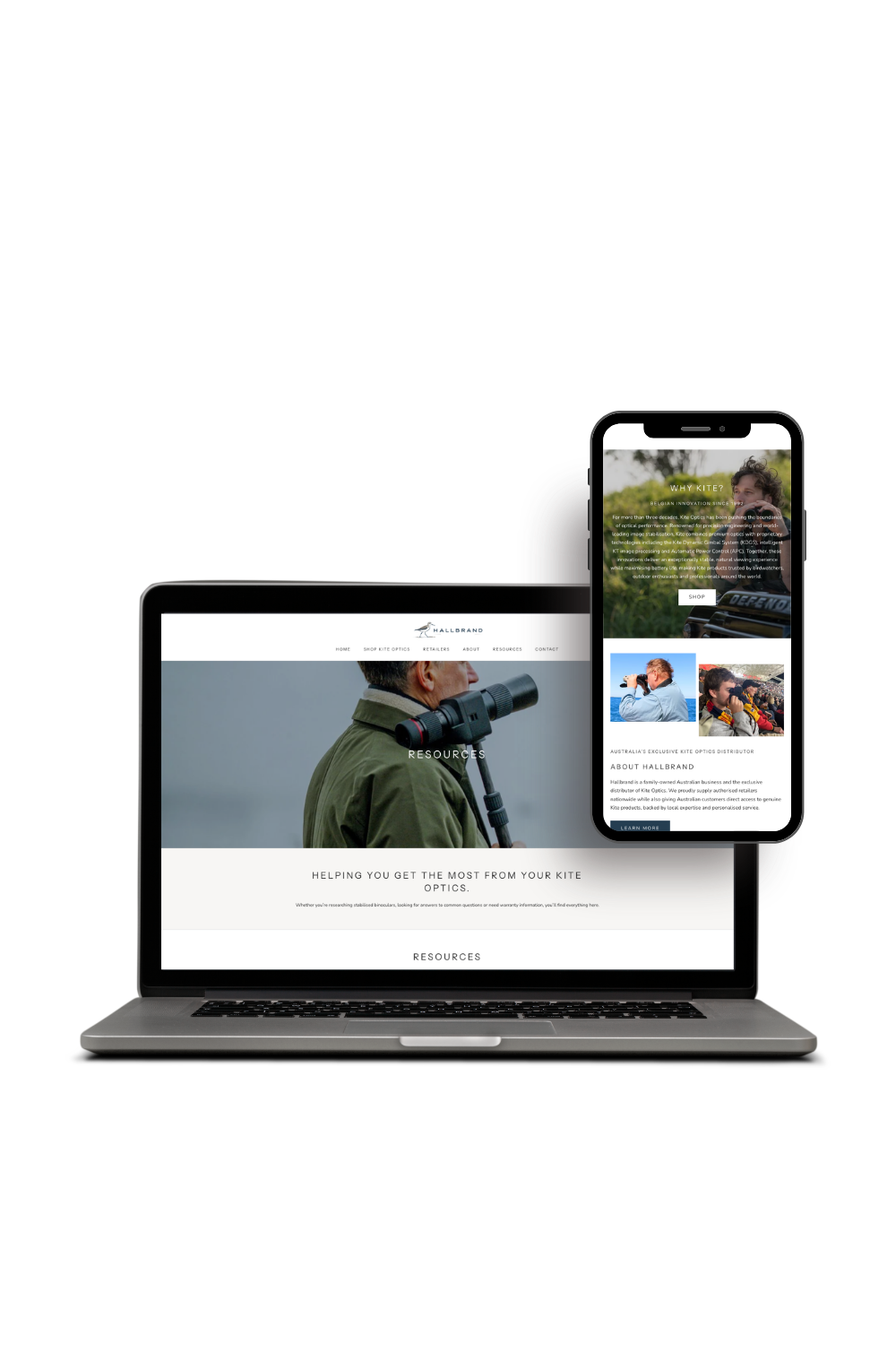 Hallbrand Shopify website design nz