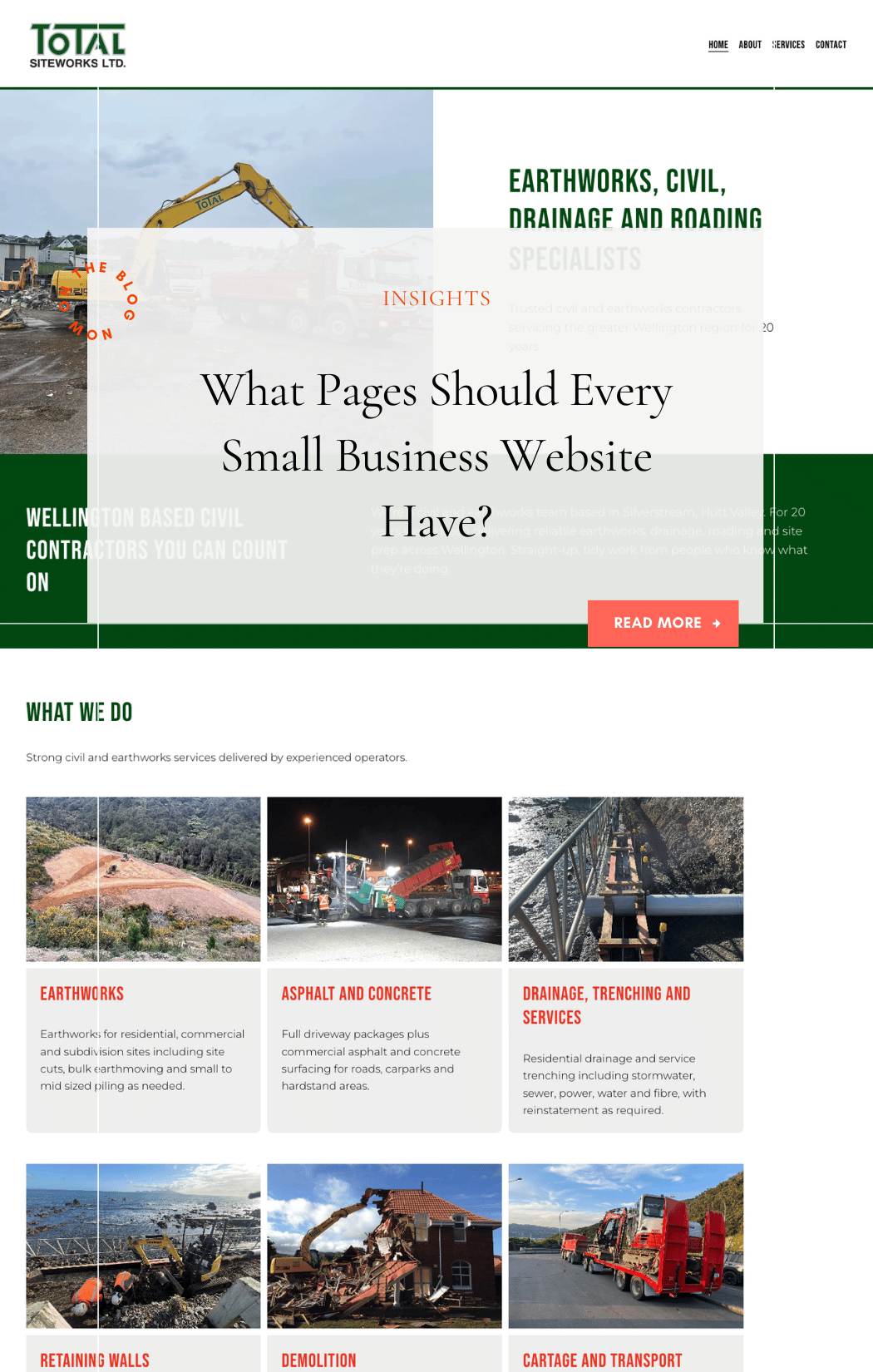 What Pages Should Every Small Business Website Have?