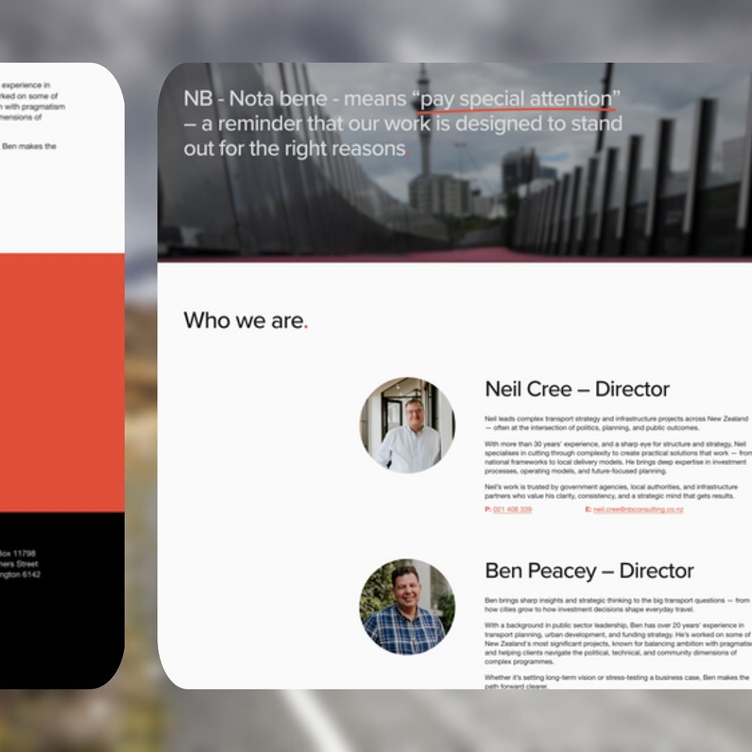 NB Consulting wanted something simple and effective. They originally had a much larger site but decided it was more than they needed. I helped them rebuild it into a clean two-page site that focuses on what matters most: who they are, what they do, a