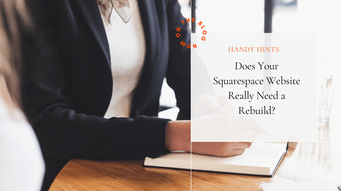 Does Your Squarespace Website Really Need a Rebuild